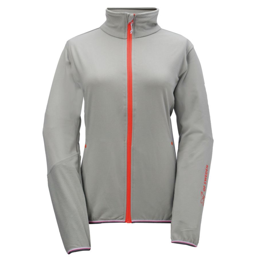 2117 of Sweden Essunga LS Fleecejakke, Dame, Grey Ny kolleksjon Fleecejakker til dame i størrelse 7XL på nett