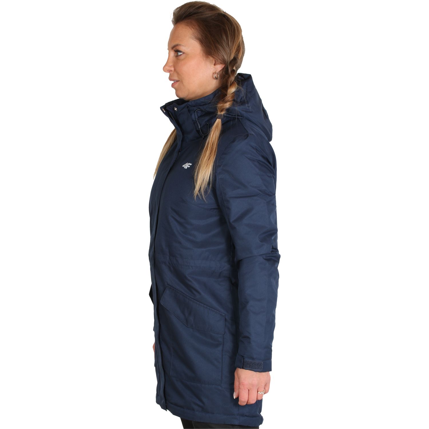 4F Melanie Lang Vinterjakke, Dame, Navy 4F Melanie Lang Vinterjakke, Dame, Navy