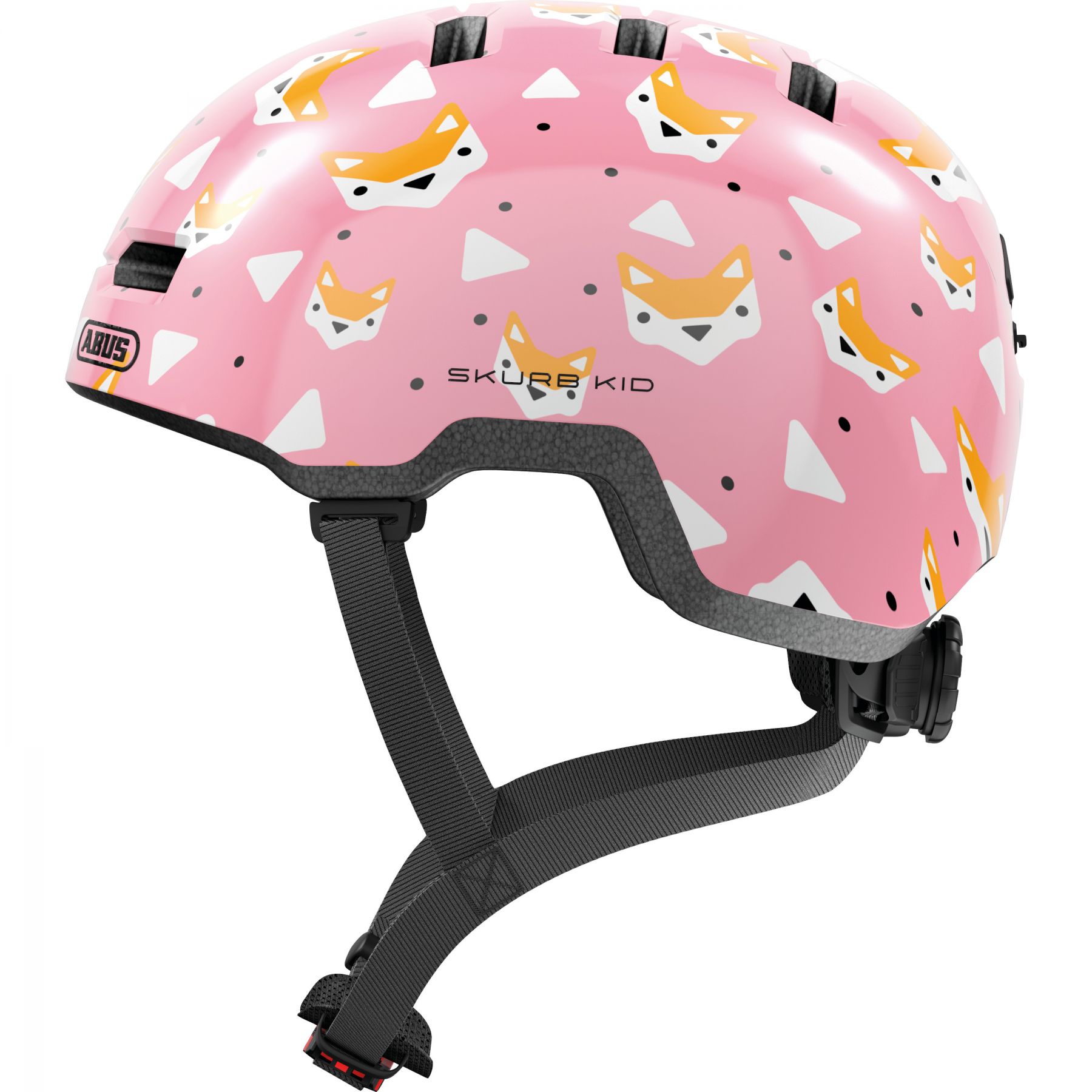 Abus Skurb Kid Cykelhjelm M - Rose Foxes