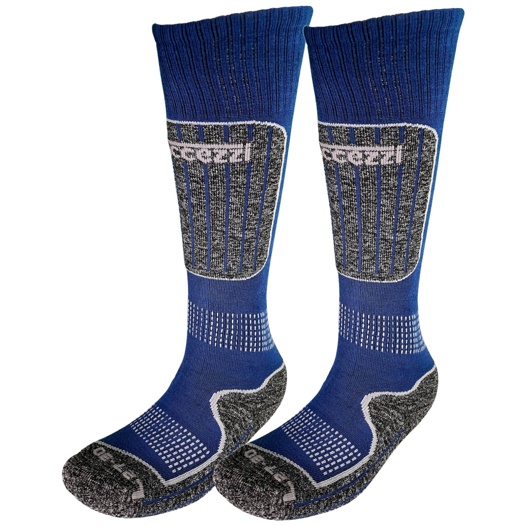 Accezzi Merino 20, Skisokker, 2 par, Junior, Cobolt