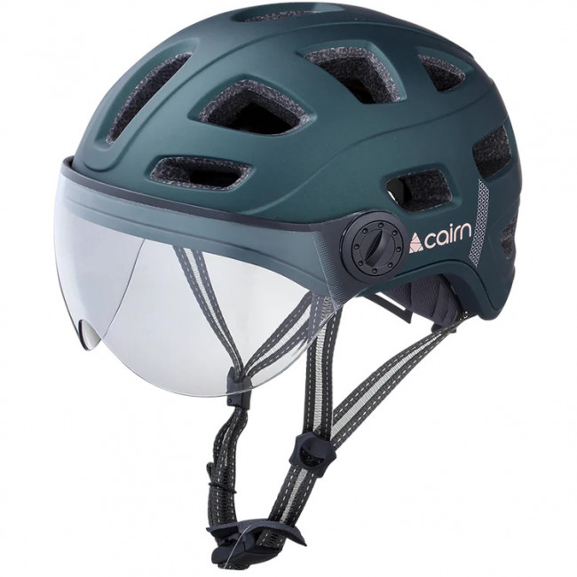 Cairn Quartz Visor, Sykkelhjelm, Mat Metallic Night