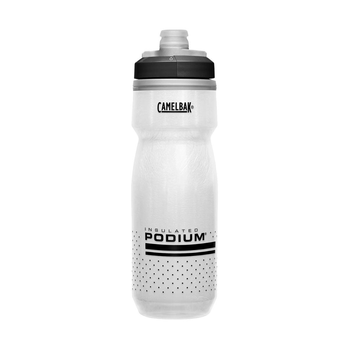 Camelbak Podium Chill 3.0, drikkeflaske, 620 ml, hvit/svart