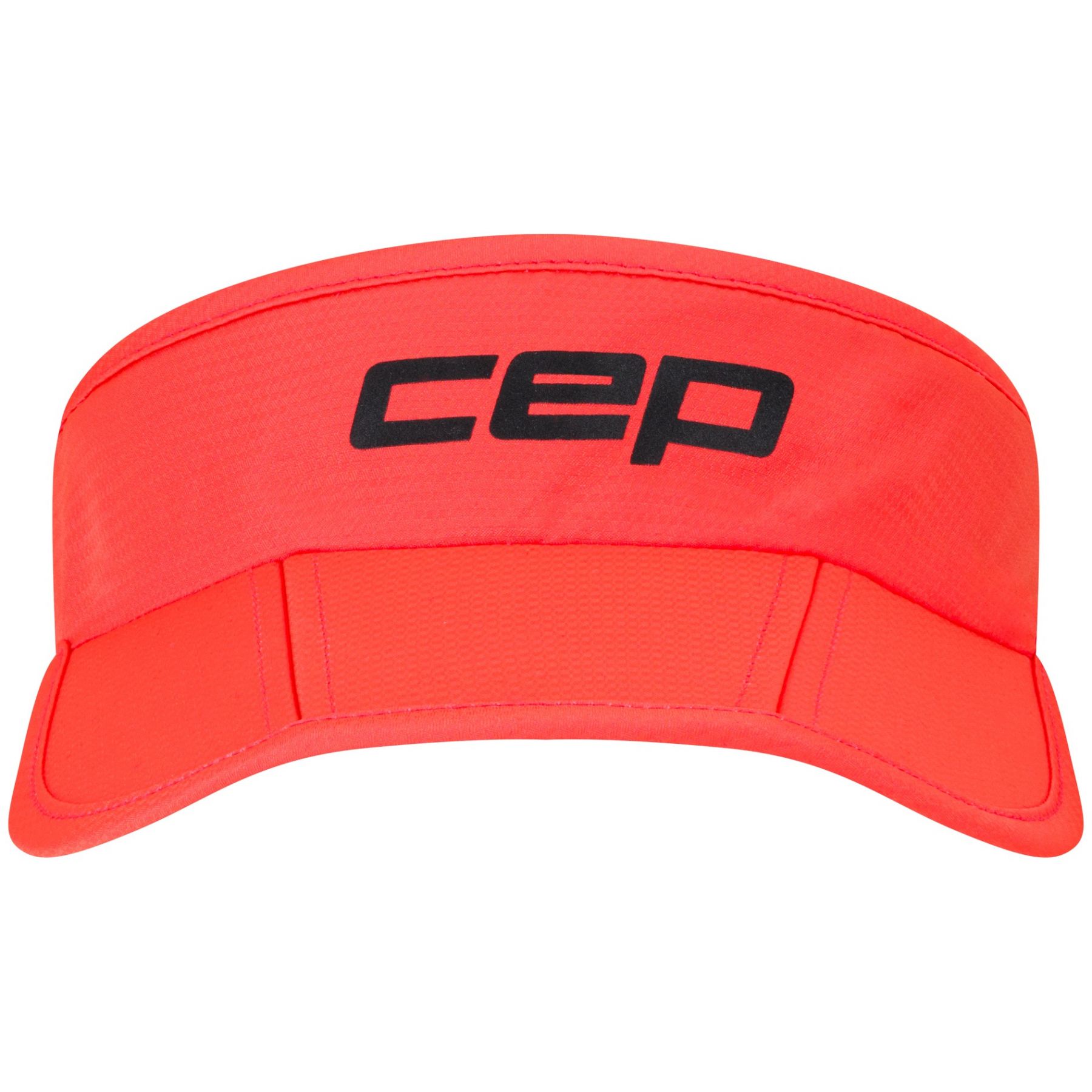 CEP Core Run Foldable Visor, Solskjerm, Neon Coral
