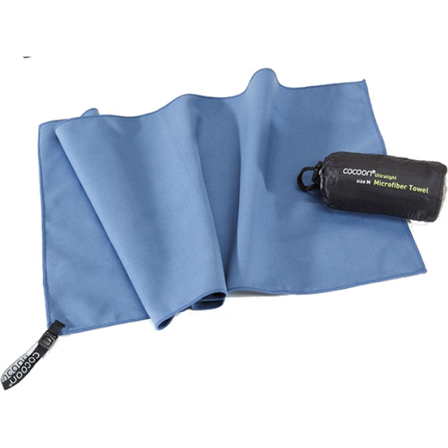 Cocoon Towel Ultralight, Microfiber Håndkle, fjord blå