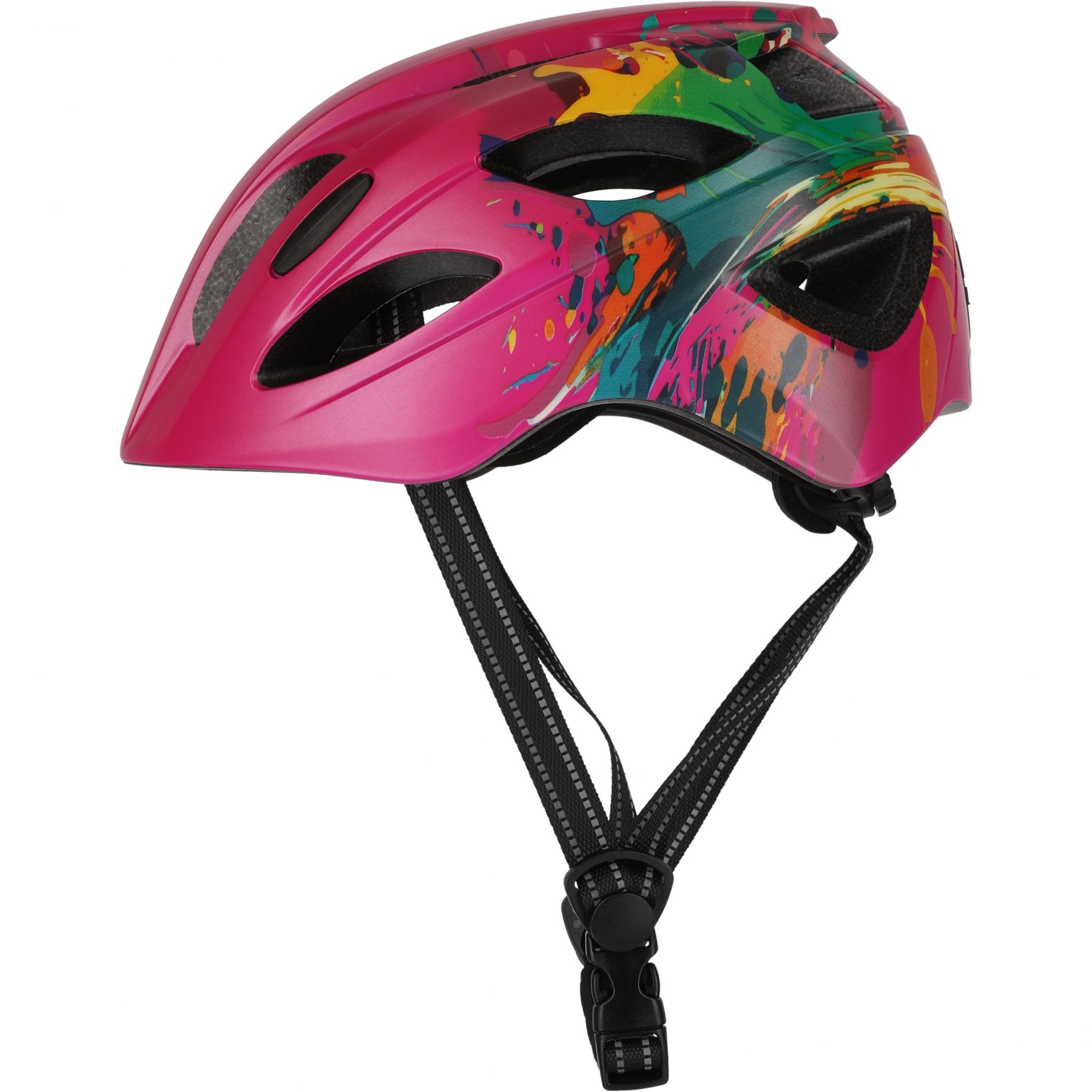 Crazy Safety Cool Splash, Sykkelhjelm, Junior, Pink