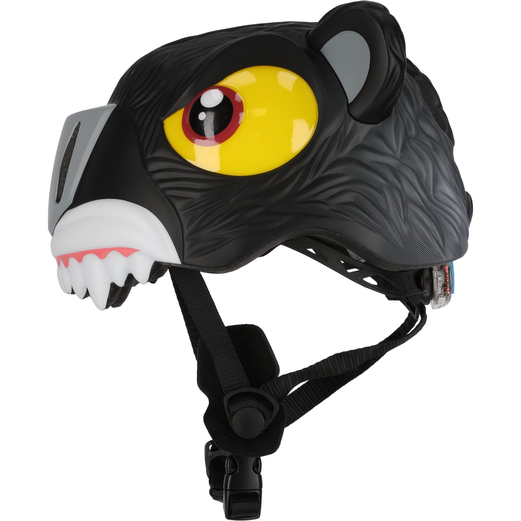 Crazy Safety Panther, Sykkelhjelm, Junior, Black