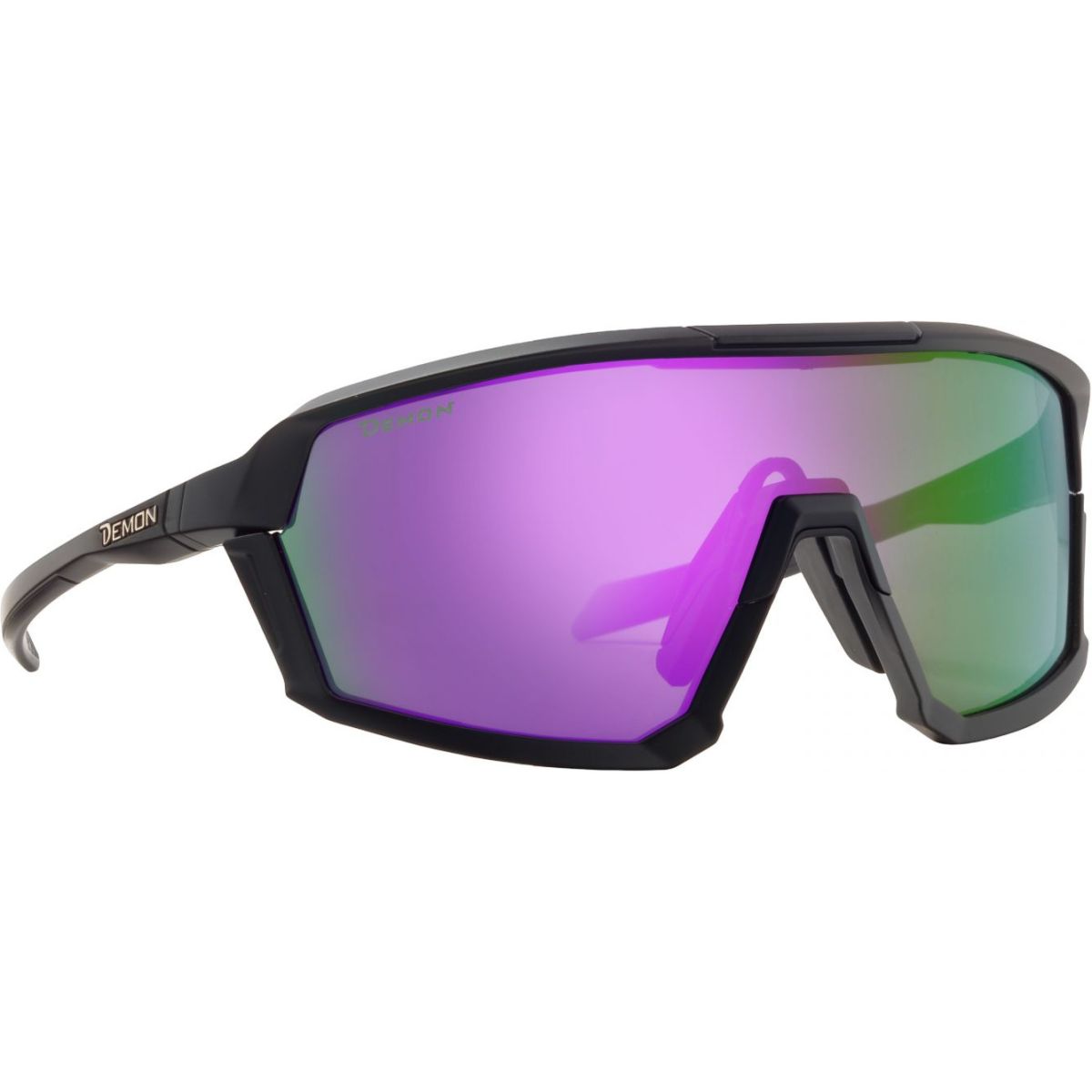 Demon Gravel, Solbriller, Black/Purple