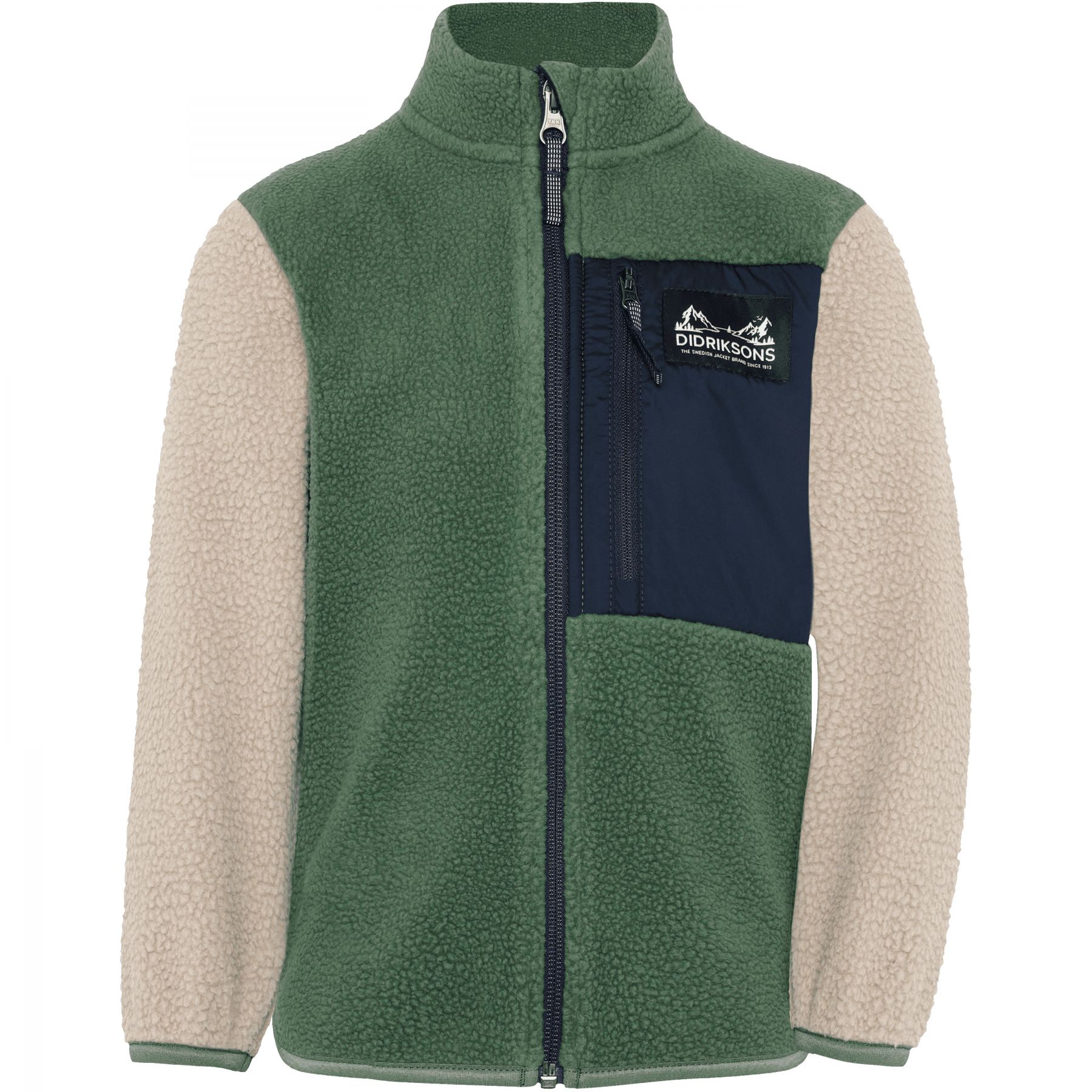 Didriksons Anten 2, Fleecejakke, Barn, Beach Beige
