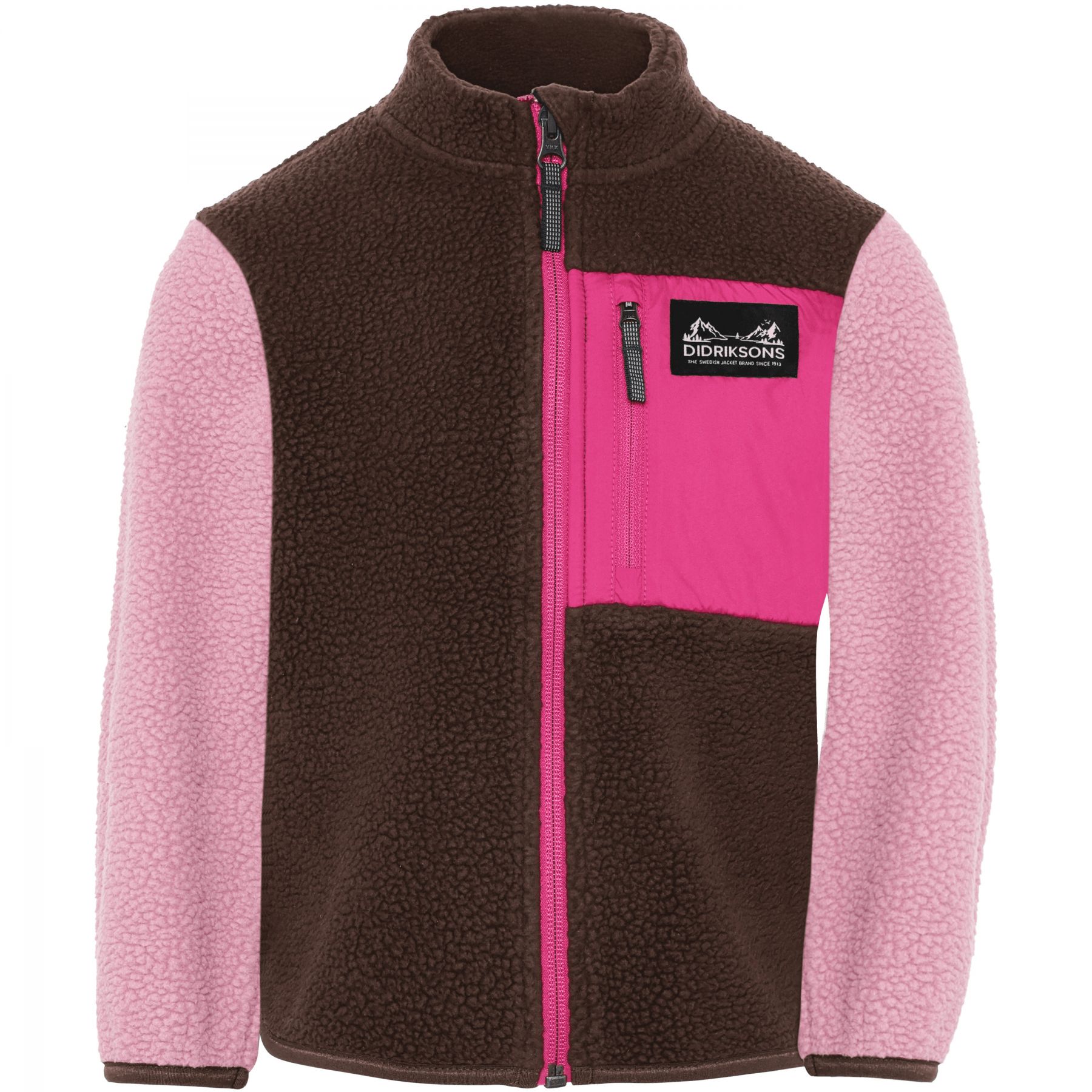 Didriksons Anten 2, Fleecejakke, Barn, Oyster Pink