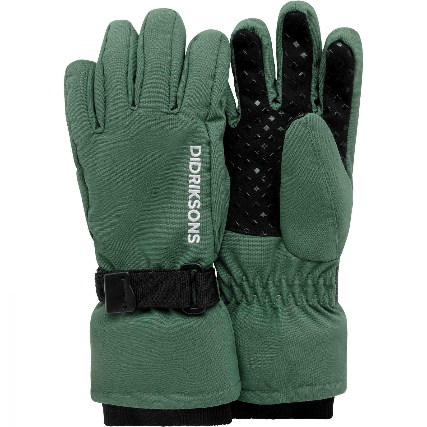 Didriksons Biggles 4, Skihansker, Barn, Dark Moss
