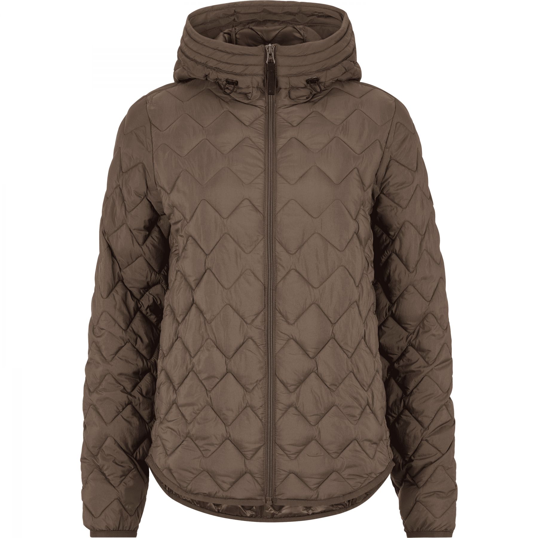 Didriksons Evelyn 2, Fiberdunjakke, Dame, Mocha Brown