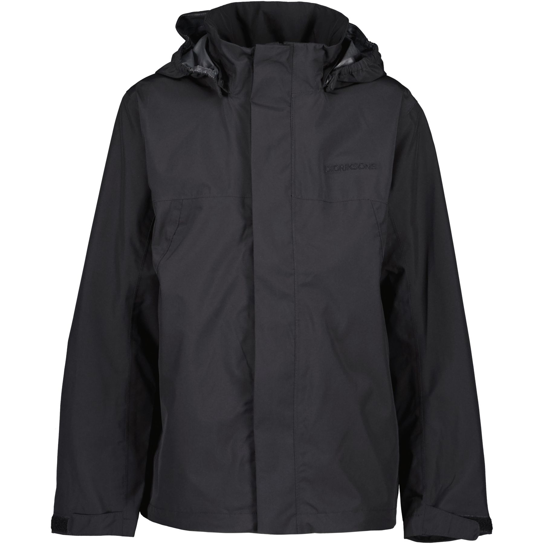 Didriksons Grand, Regnjakke, Junior, Black