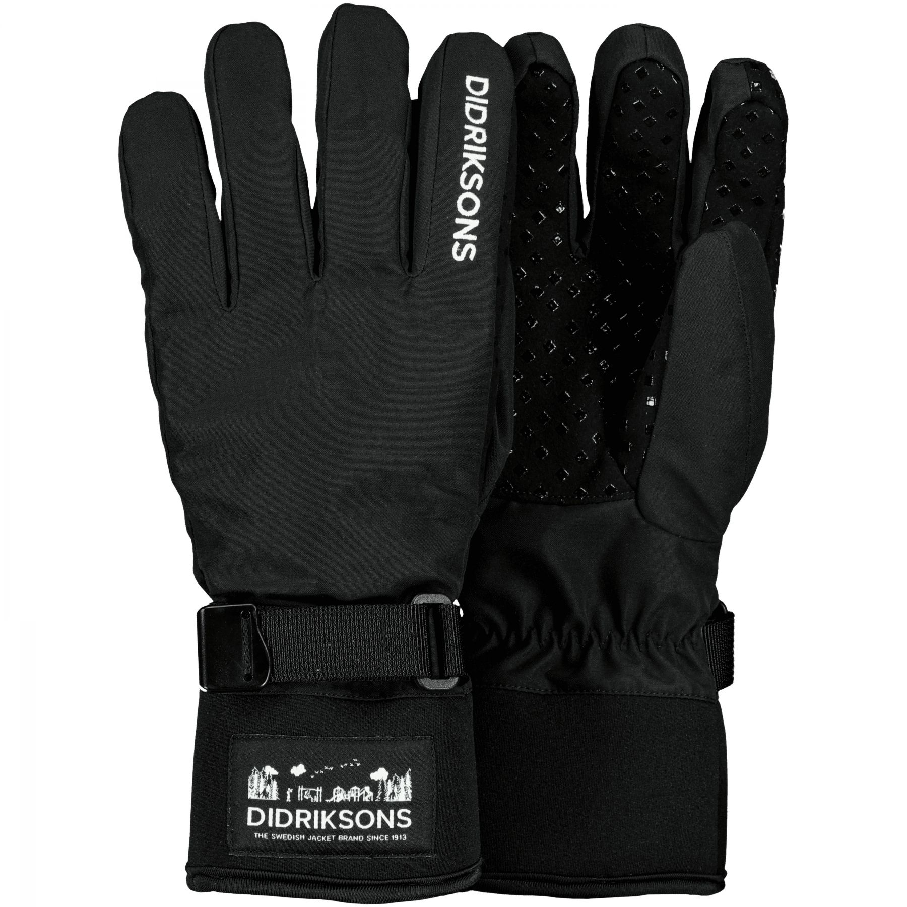 Didriksons Lovas 3, Skihansker, Junior, Black