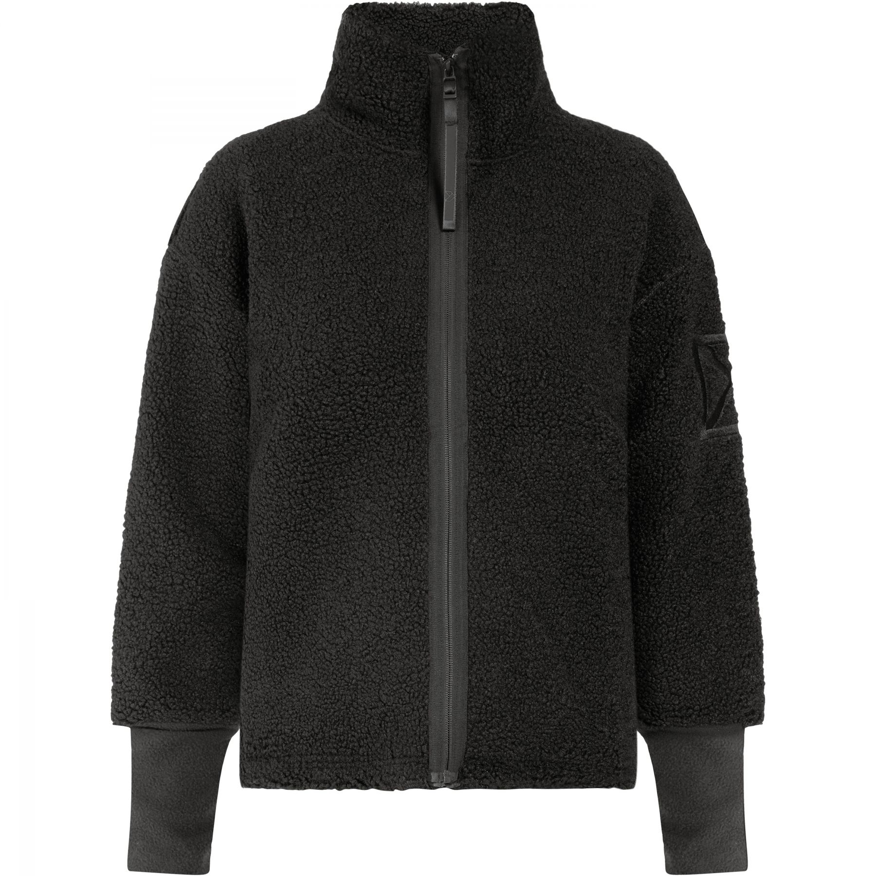 Didriksons Mella FZ 3, Fleecejakke, Dame, Black