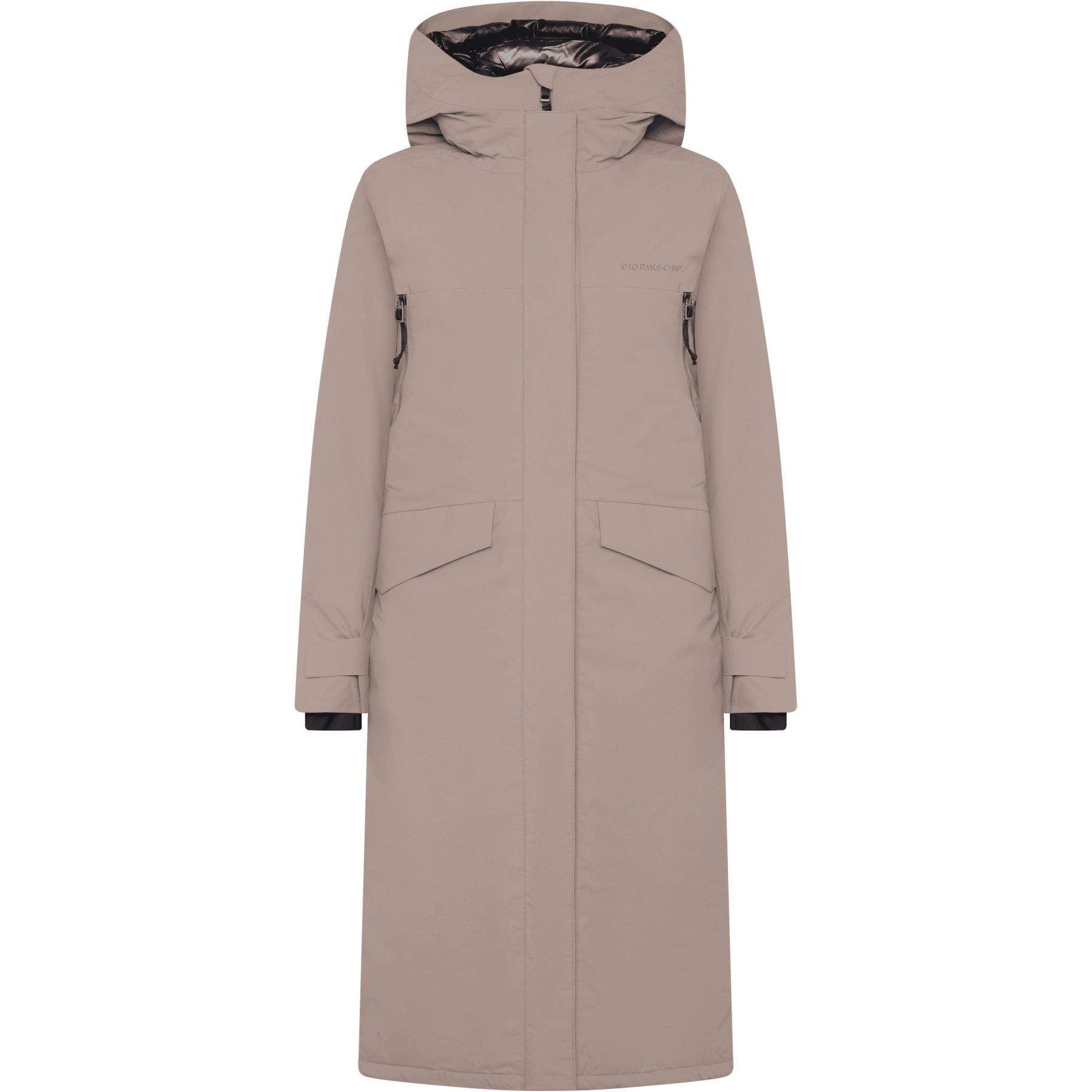 Didriksons Neja Long, Parkas, Dame, Ash Brown