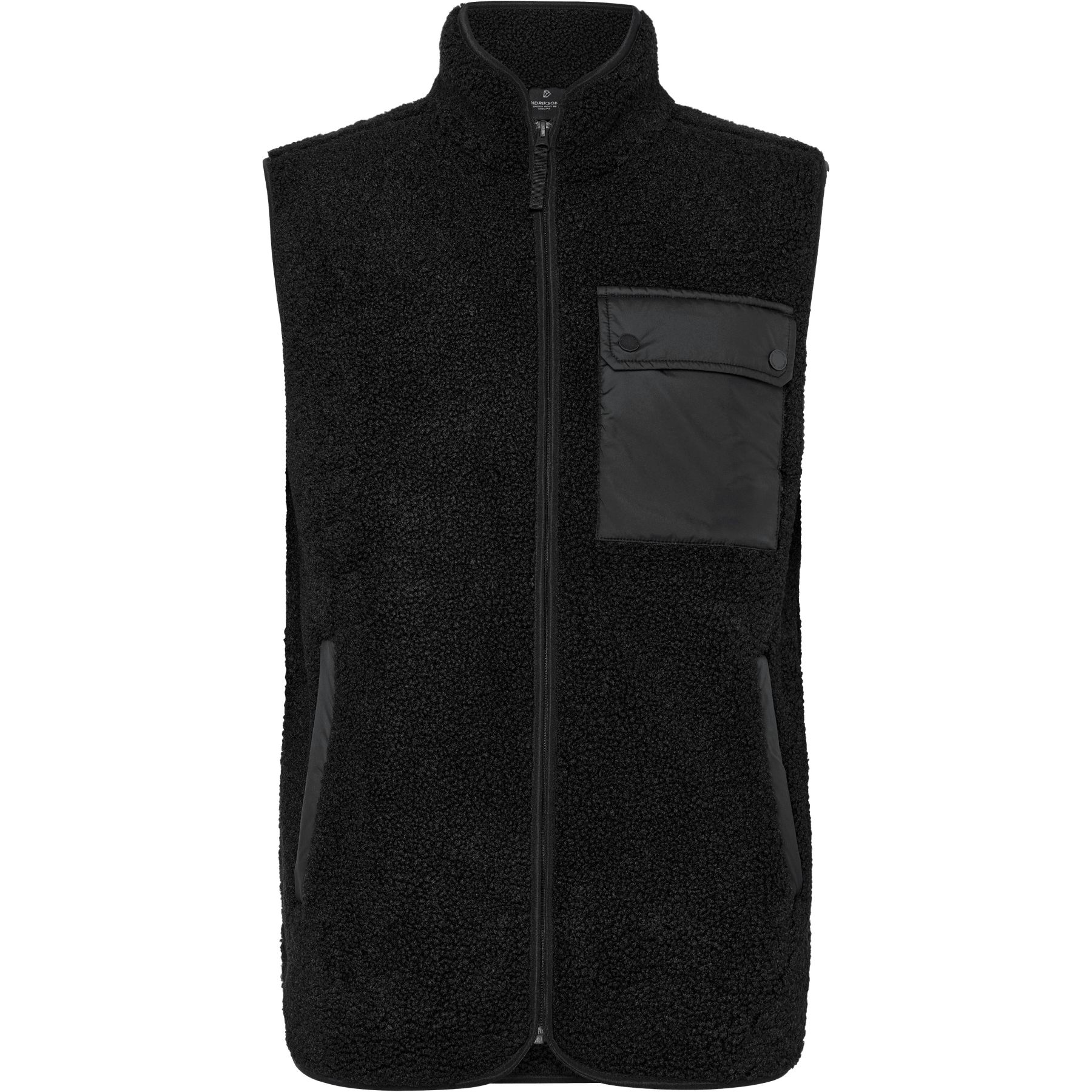 Didriksons Rasmus 2, Fleecevest, Herre, Black