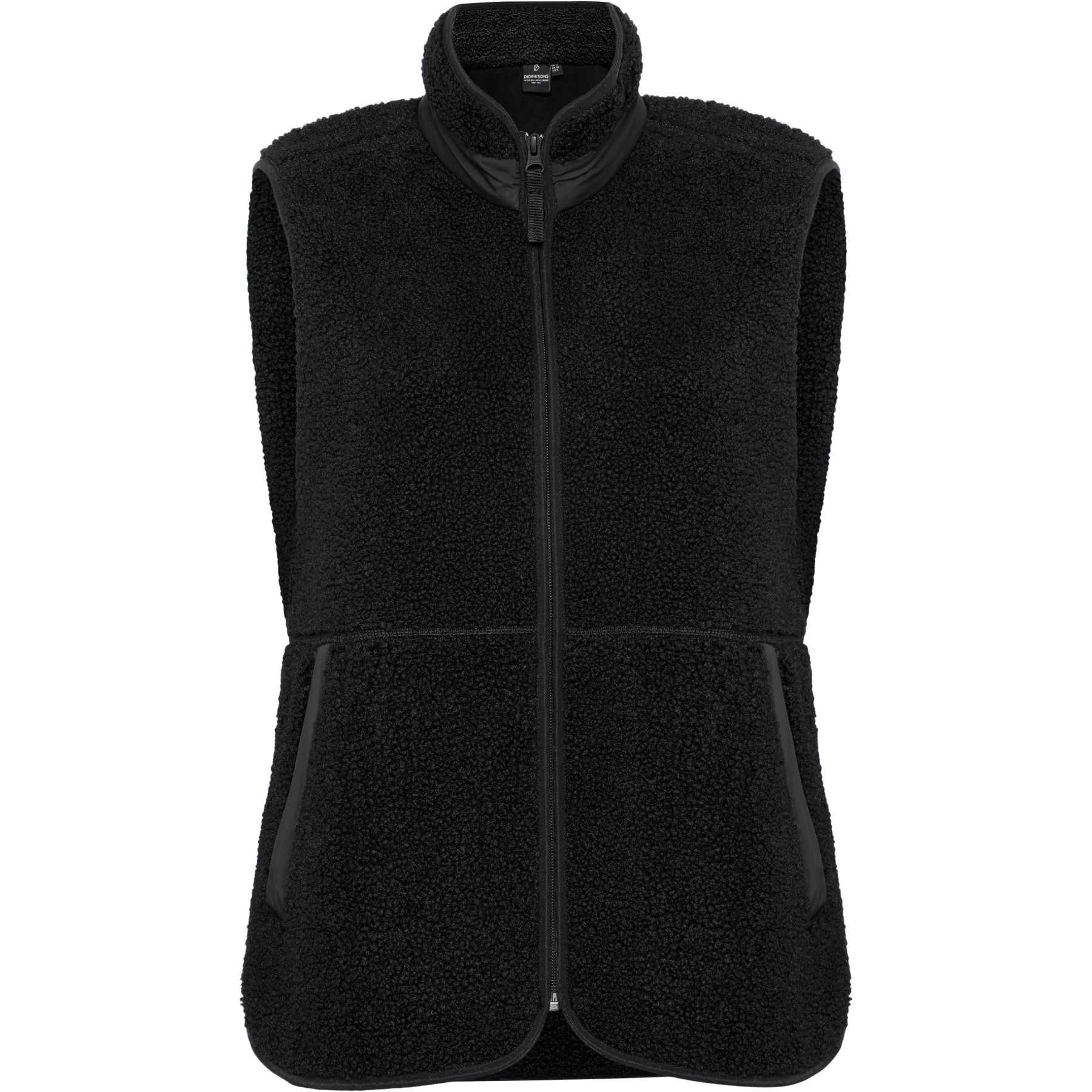 Didriksons Siv, Fleecevest, Dame, Black