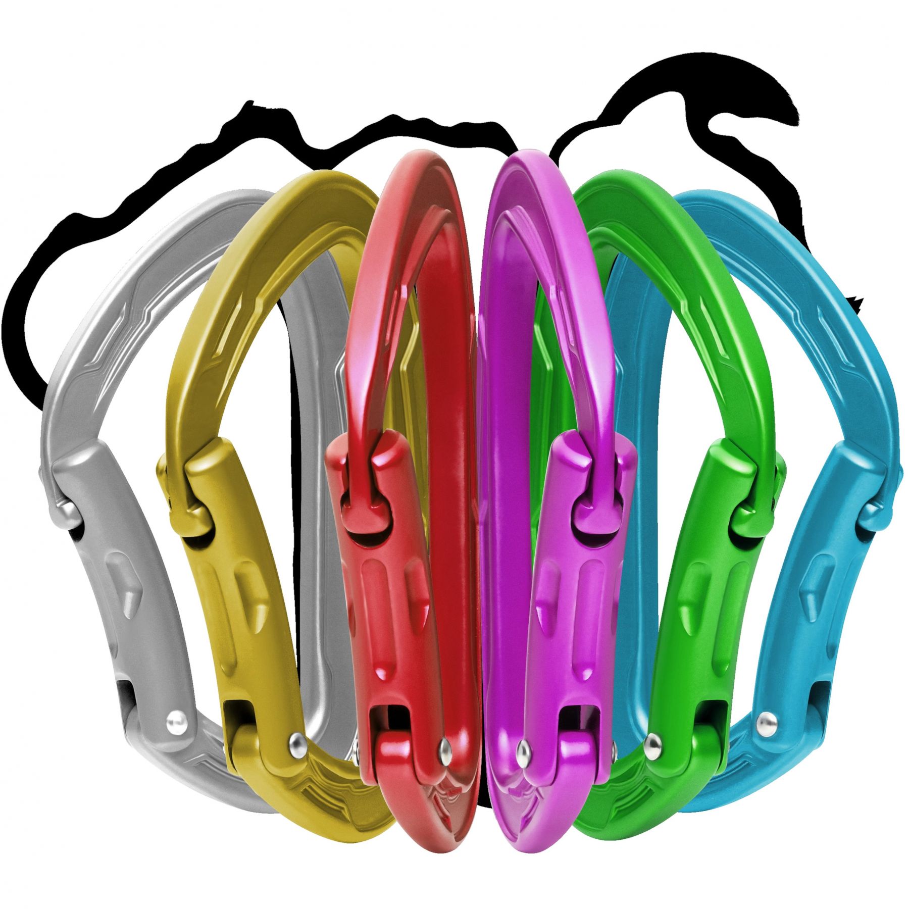 Edelrid Mission Karabinsett, 6 stk.