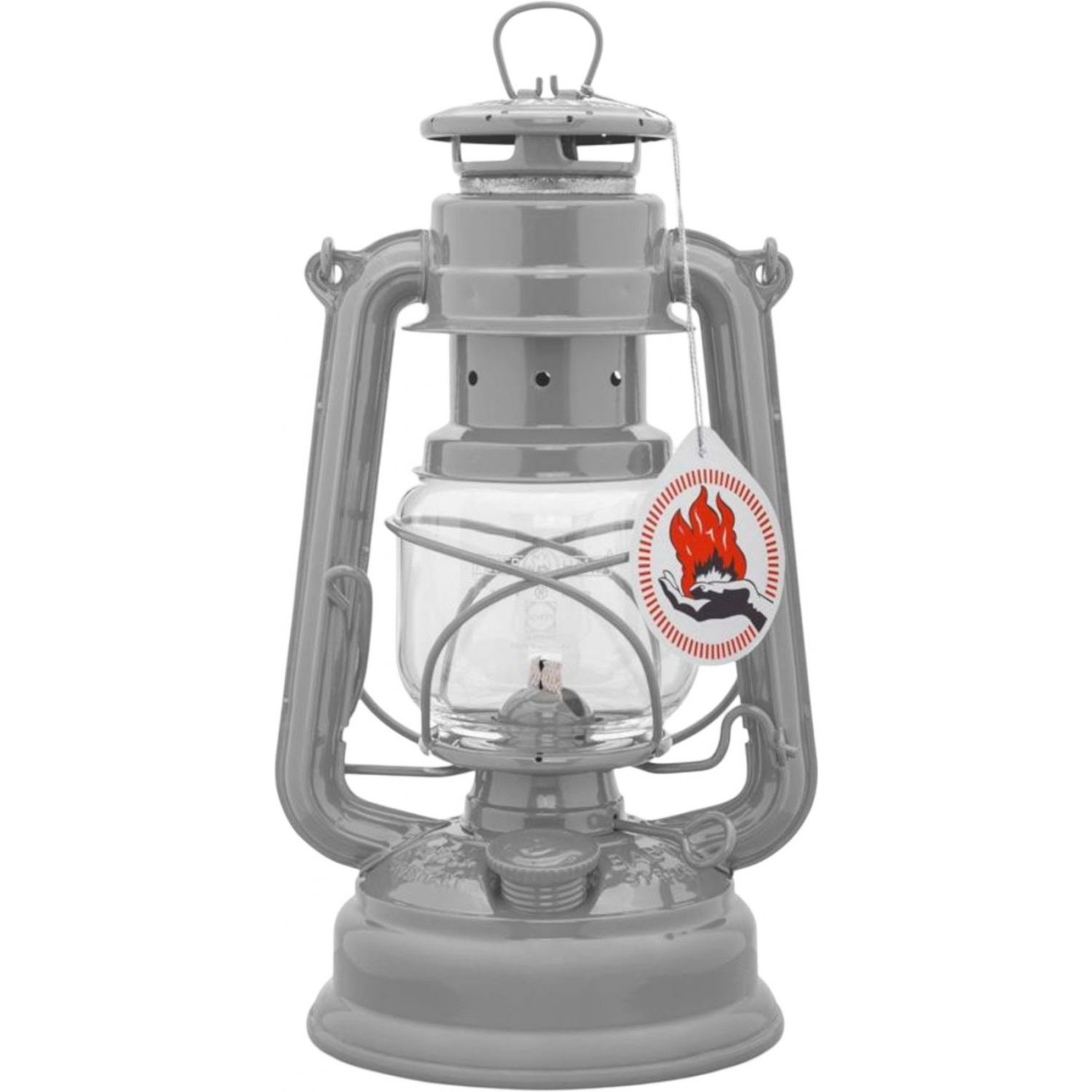 Feuerhand Hurricane Lantern 276, lykt, nordisk grå