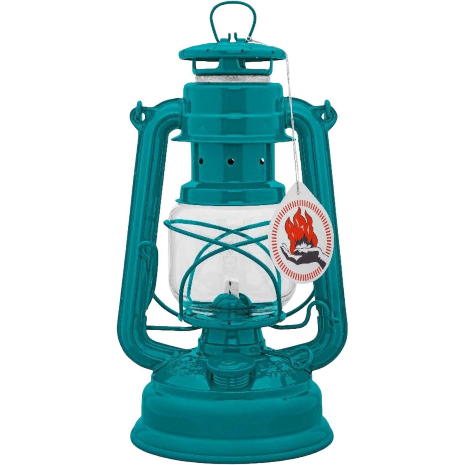 Feuerhand Hurricane Lantern, lykt, Teal Blue