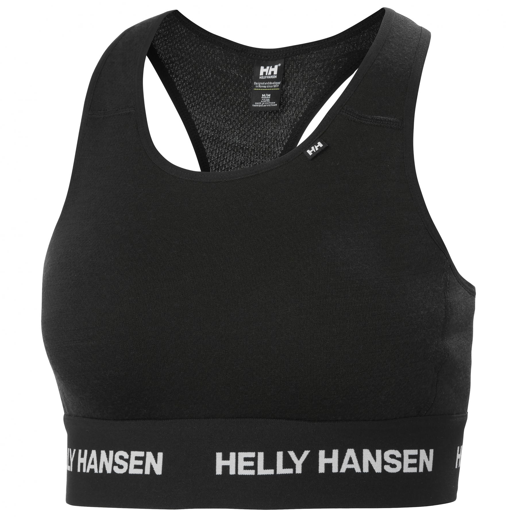 Lifa Merino Midweight Bra, ull-BH, dame 990 Black