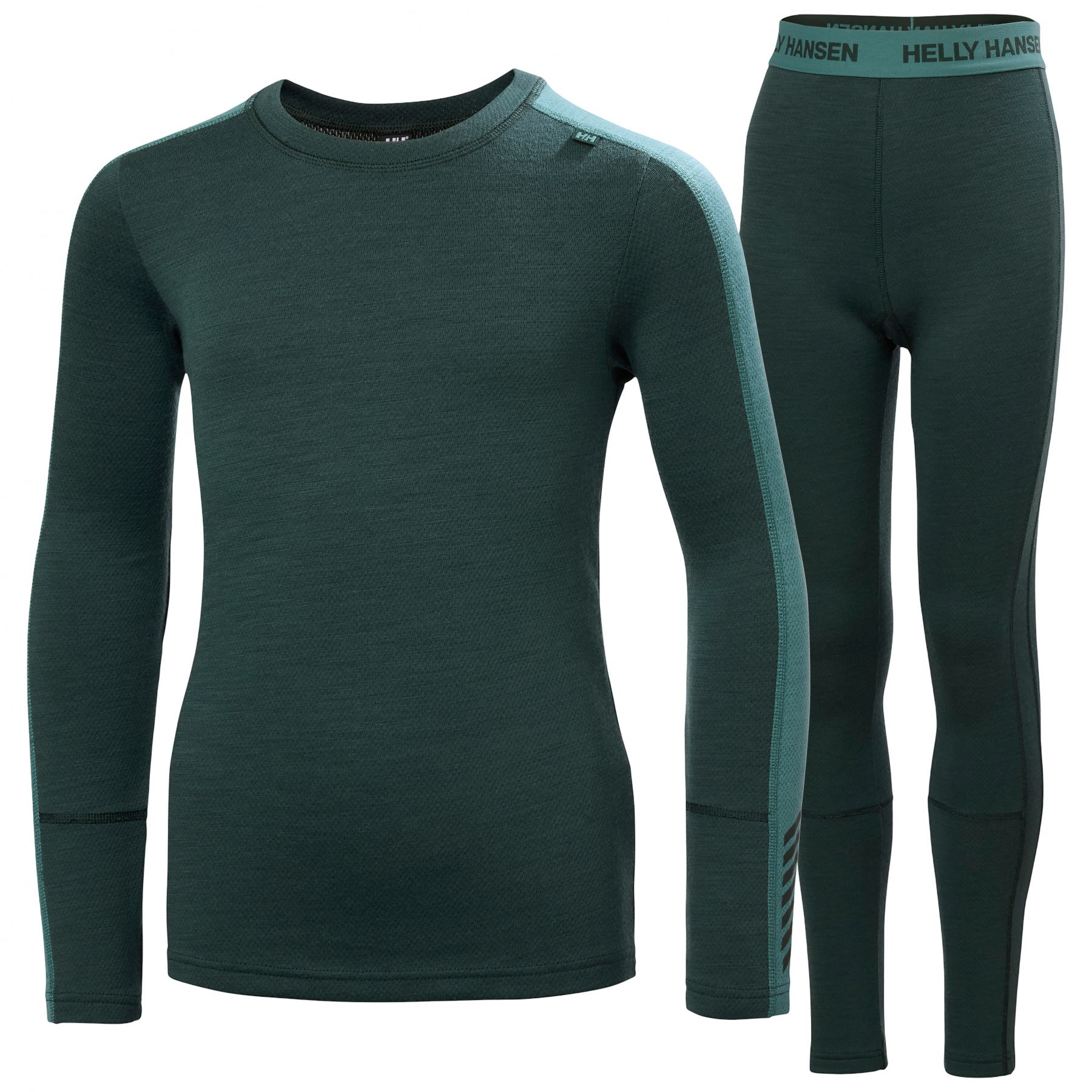 Helly Hansen Lifa Merino Midweight, Sett, Junior, Dark Jungle