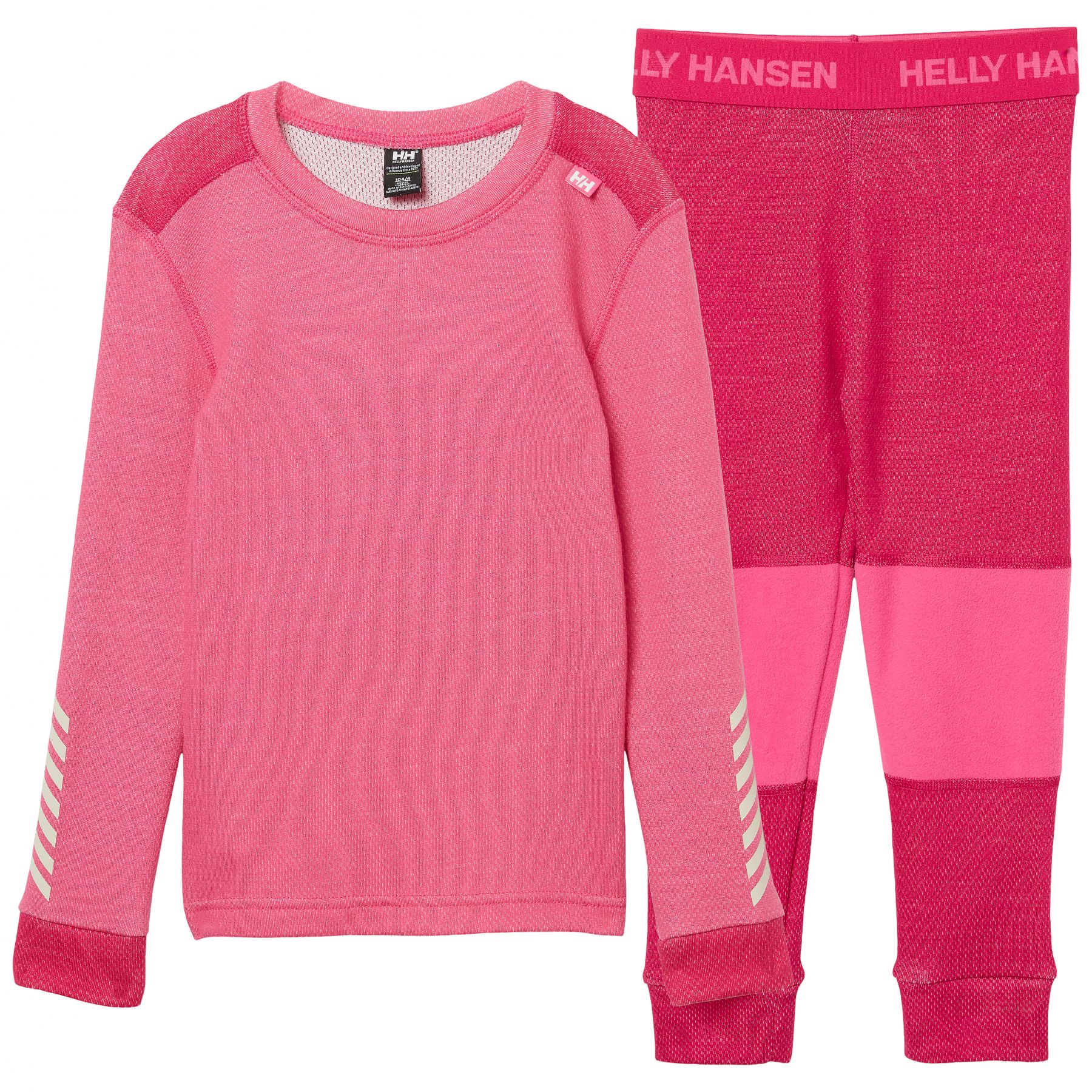 Helly Hansen Lifa Merino, Sett, Barn, Hot Pink