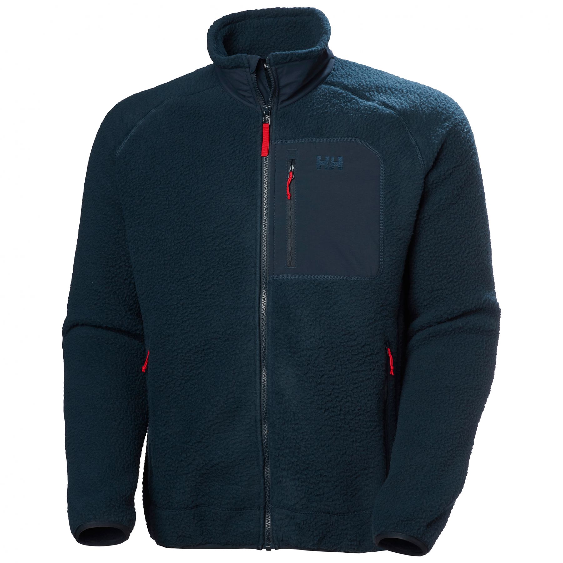 Helly Hansen Panorama Pile Block, Fleecejakke, Herre, Navy