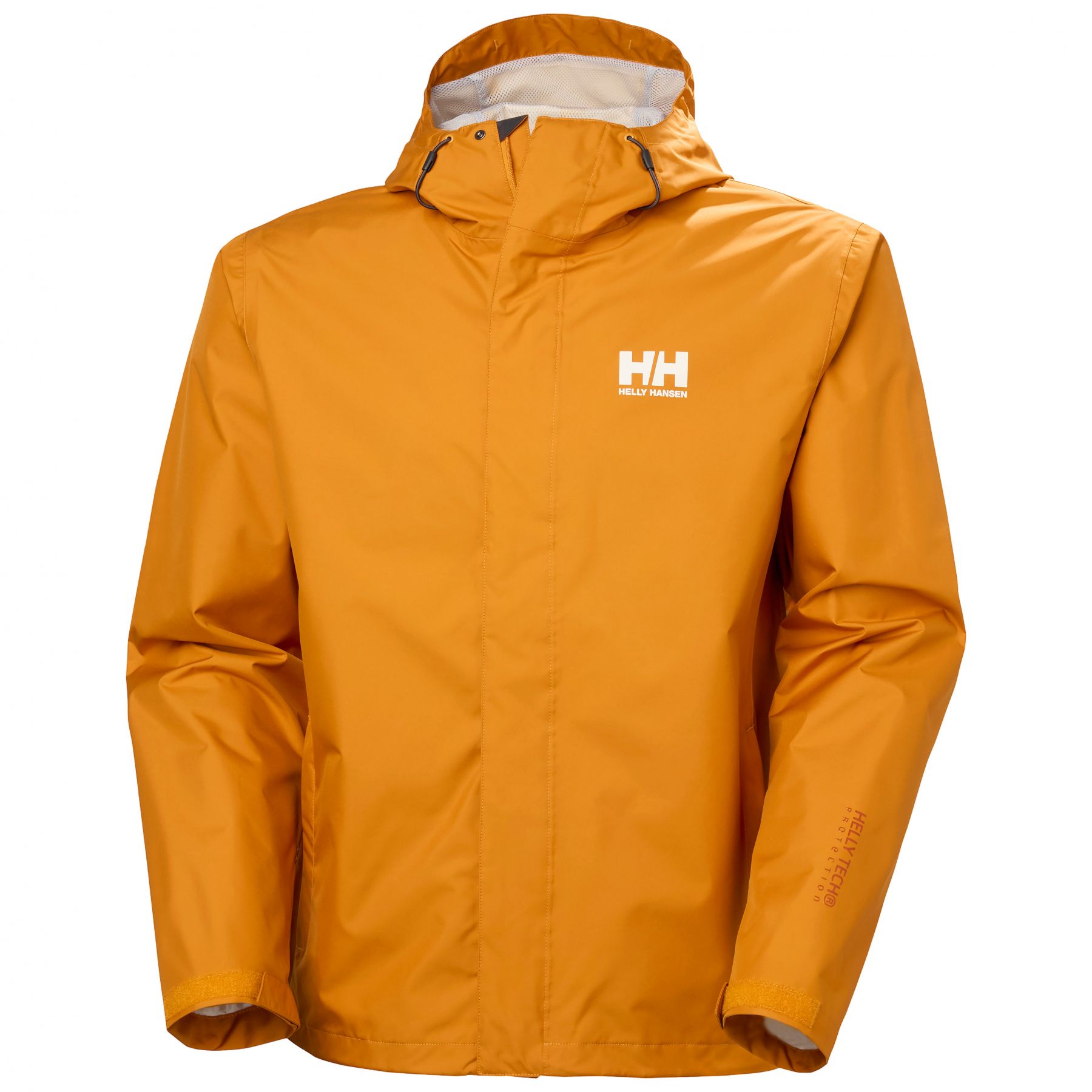 Helly Hansen Seven J, Regnjakke, Herre, Mustard