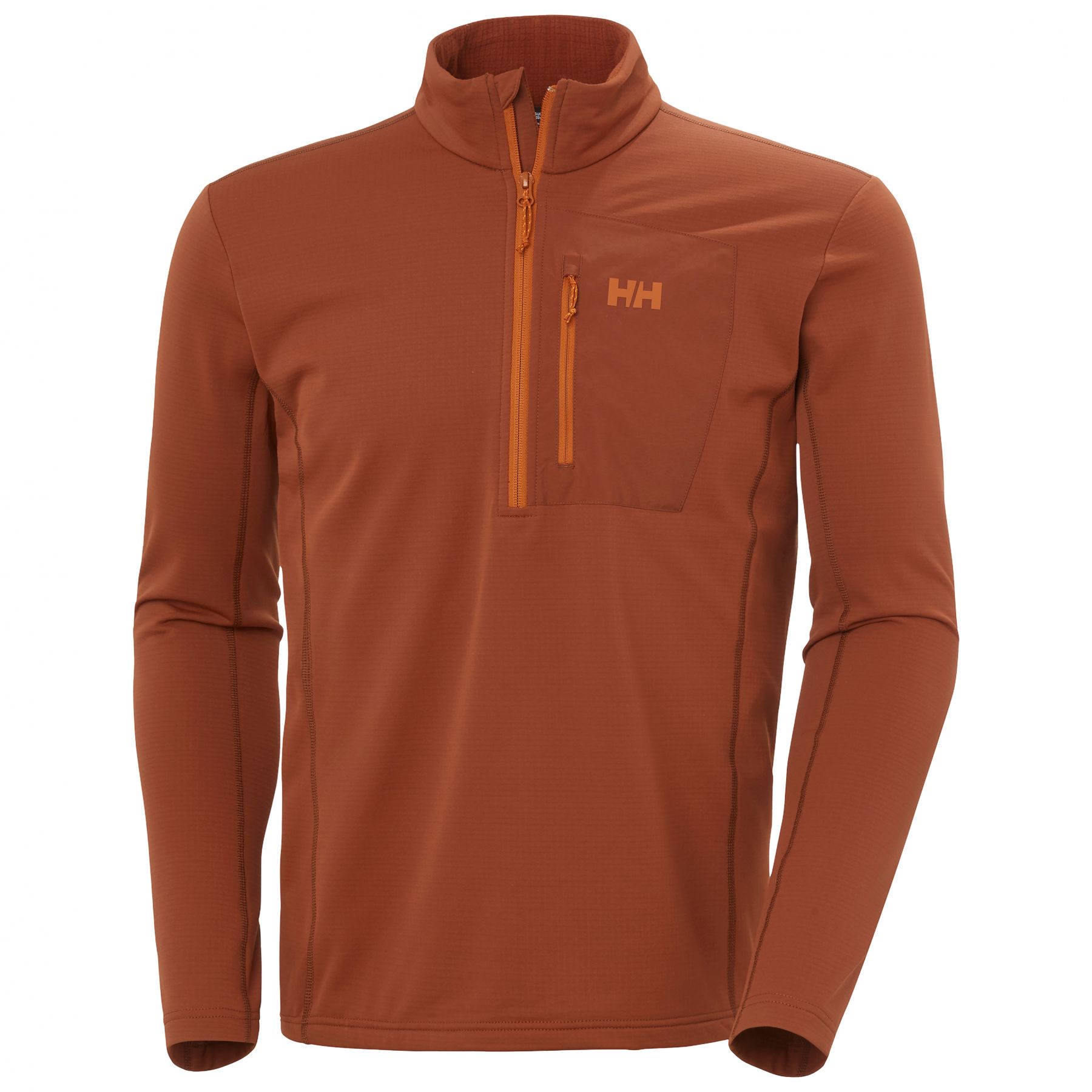 Helly Hansen Versalite 1/2 Zip, Fleecegenser, Herre, Iron Oxide