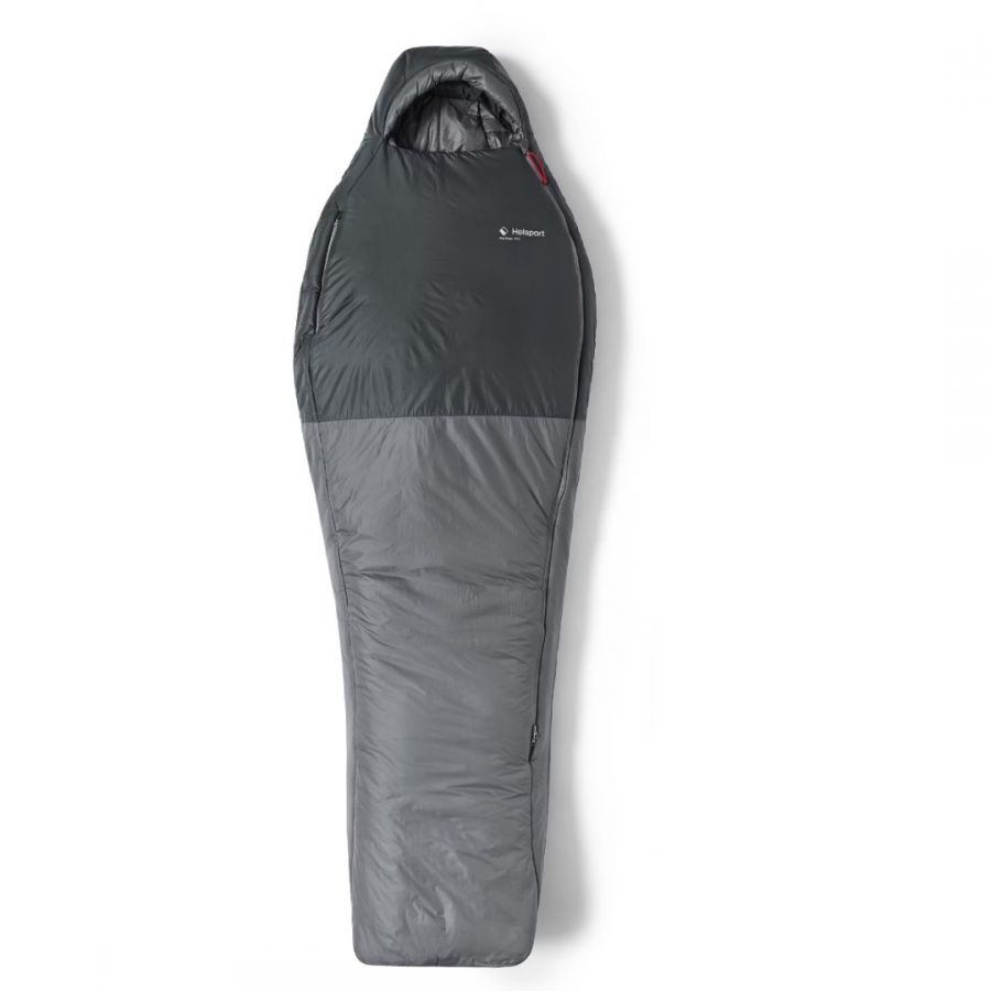 Helsport Pro Fiber -5 185cm, sovepose, grå/rød