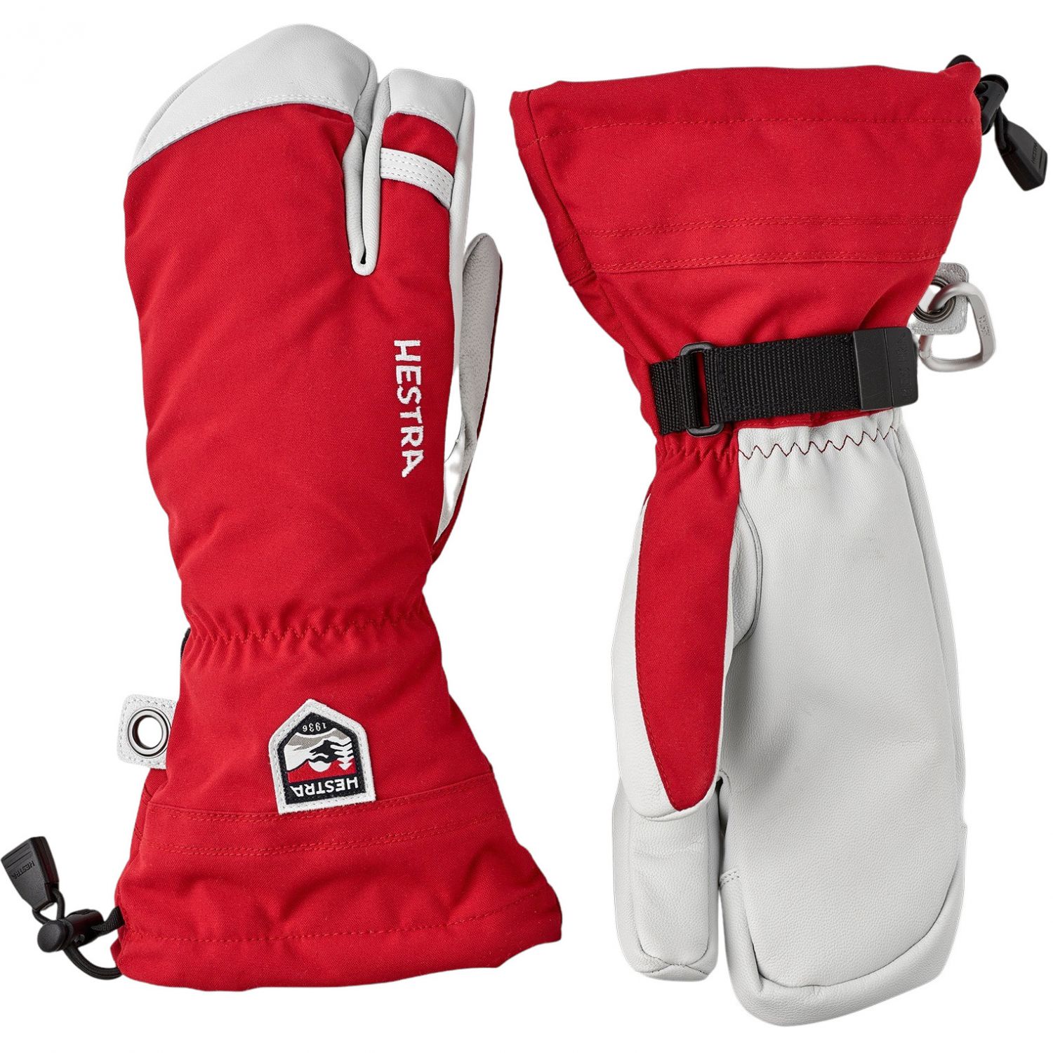 Army Leather Heli Ski 3 7, Red