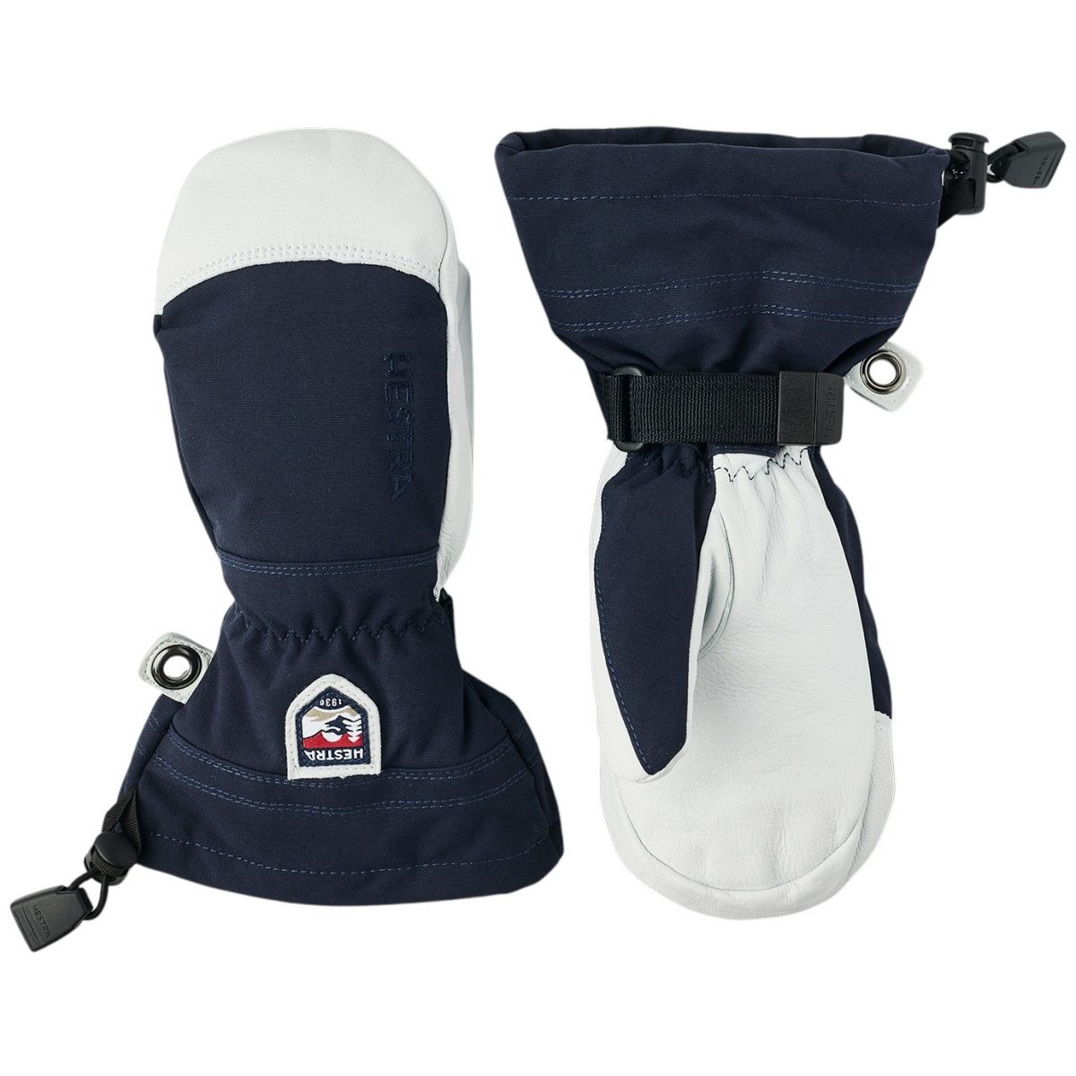 Army Leather Heli Ski Jr. - Mitt Navy 6