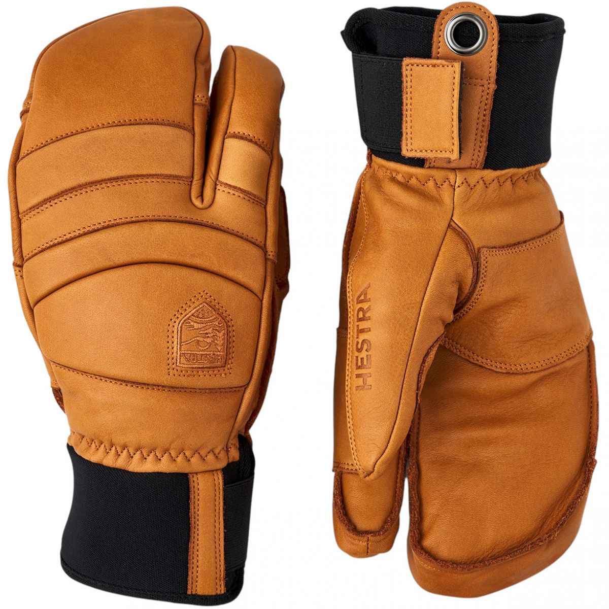 Hestra Fall Line, 3-finger Skihansker, Cork/Cork