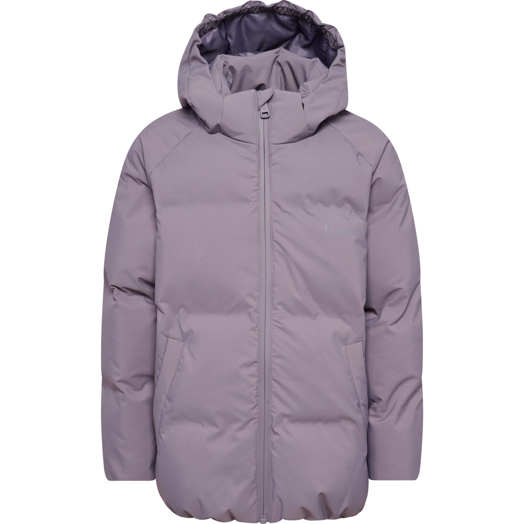 Hummel hmlJR All Weather Puffer, Vinterjakke, Junior, Gray Ridge