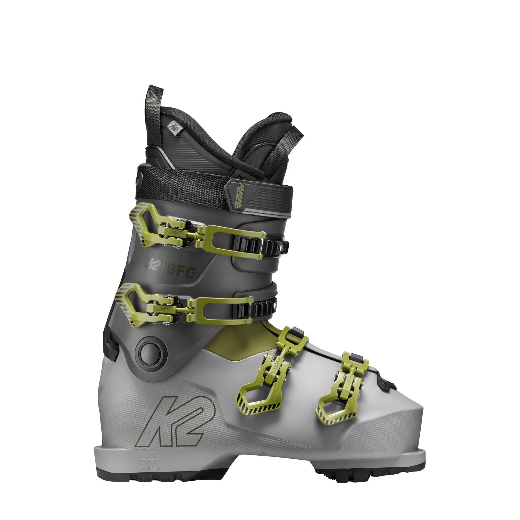 K2 BFC 90, Skistøvler, Herre, Light Grey/Grey