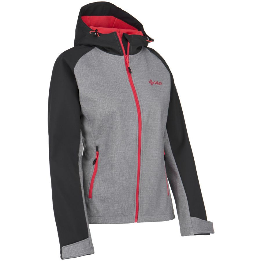 Kilpi Elia, Softshelljakke, Dame, Light GreyPink lang softshell jakke dame