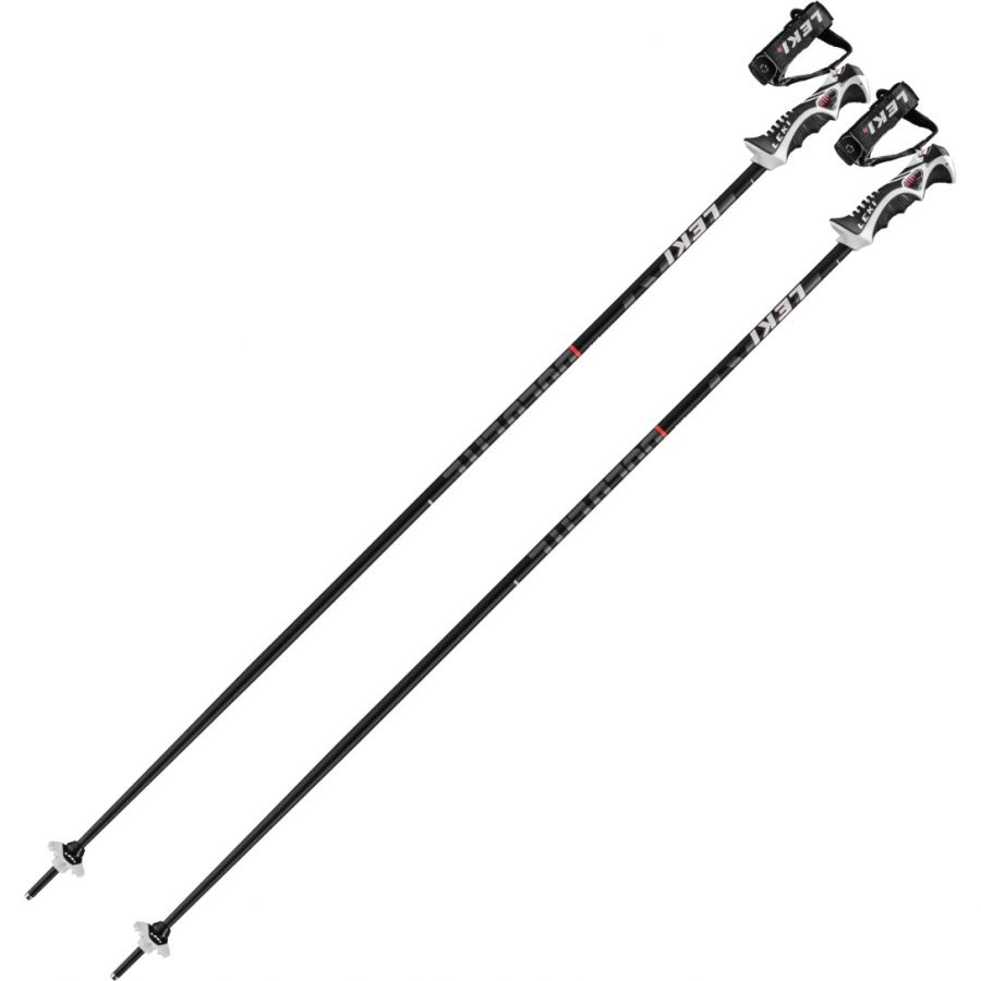 Leki Bold Lite S 115cm, Drak Anthracite-Bright Red-Black