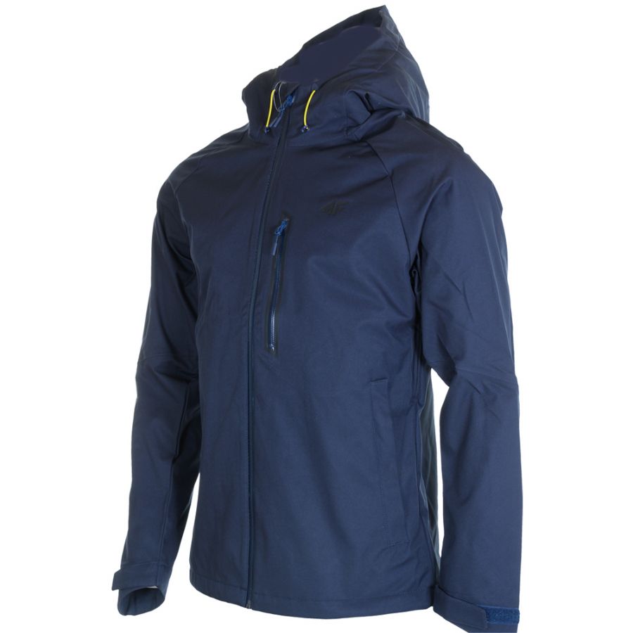 4F Leslie, Regntøy, Herre, Dark BlueBlack 4F Rolf Softshelljakke Lang, Herre, Blue