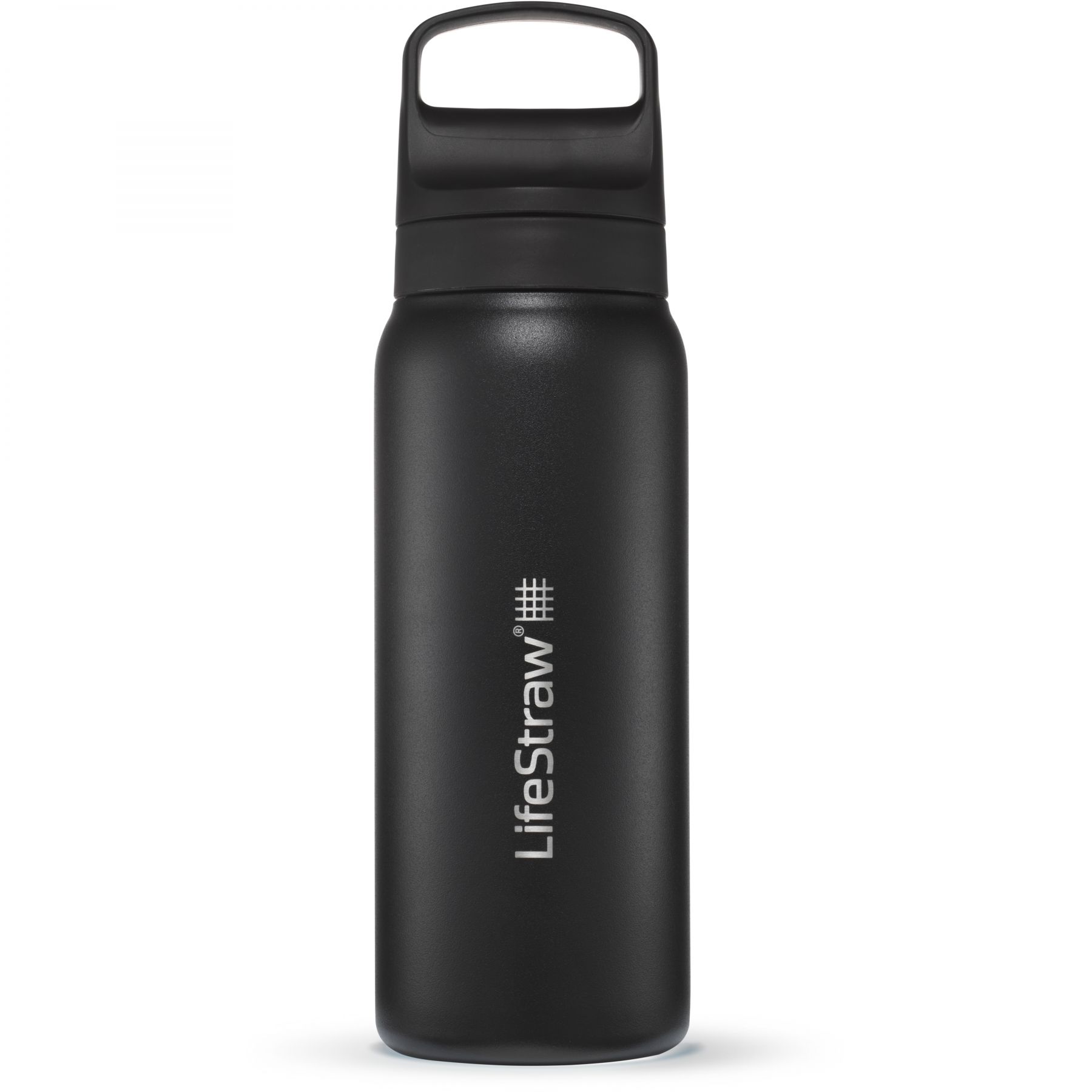 LifeStraw Go 2.0 Stainless Steel Vannfilterflaske 700ml, Svart