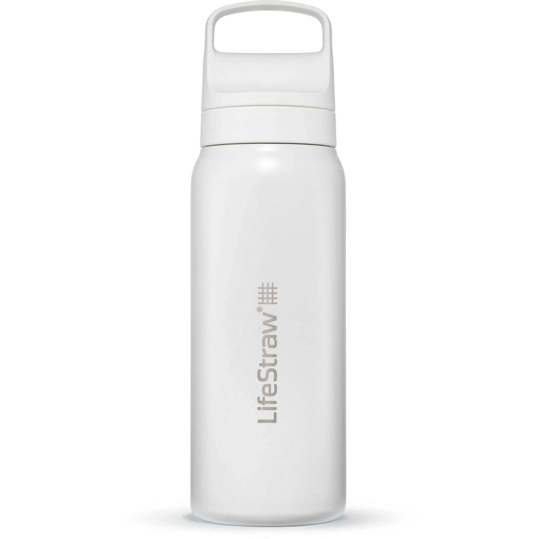 LifeStraw Go 2.0 Stainless Steel Water Filter Bottle 700ml, Hvit