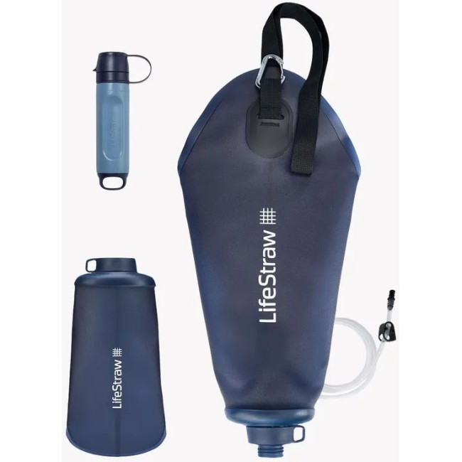 Lifestraw Peak Alt-i-ett Hydreringssett, Mountain Blule