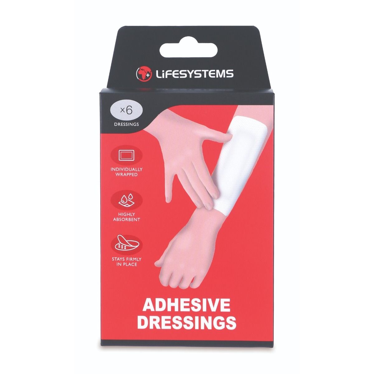 Lifesystems Low Adherent Dressings, 4-størrelser, førstehjelpssett