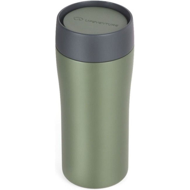 Lifeventure One Touch Thermal Mug, termokrus, 350 ml, khaki