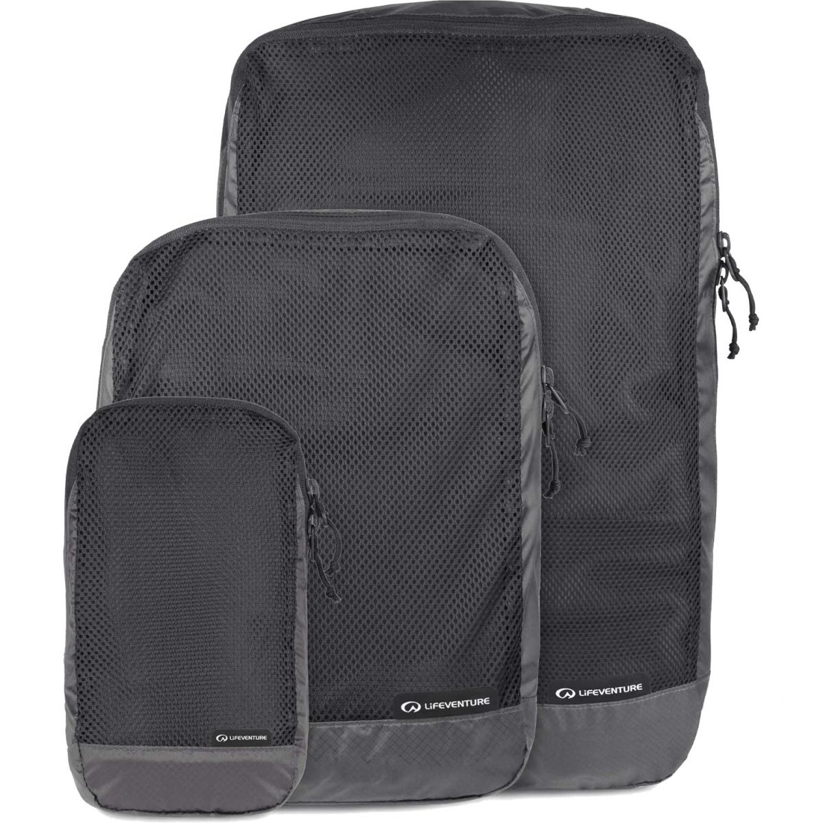 Lifeventure Ultralight Packing Cubes, 3-pakning