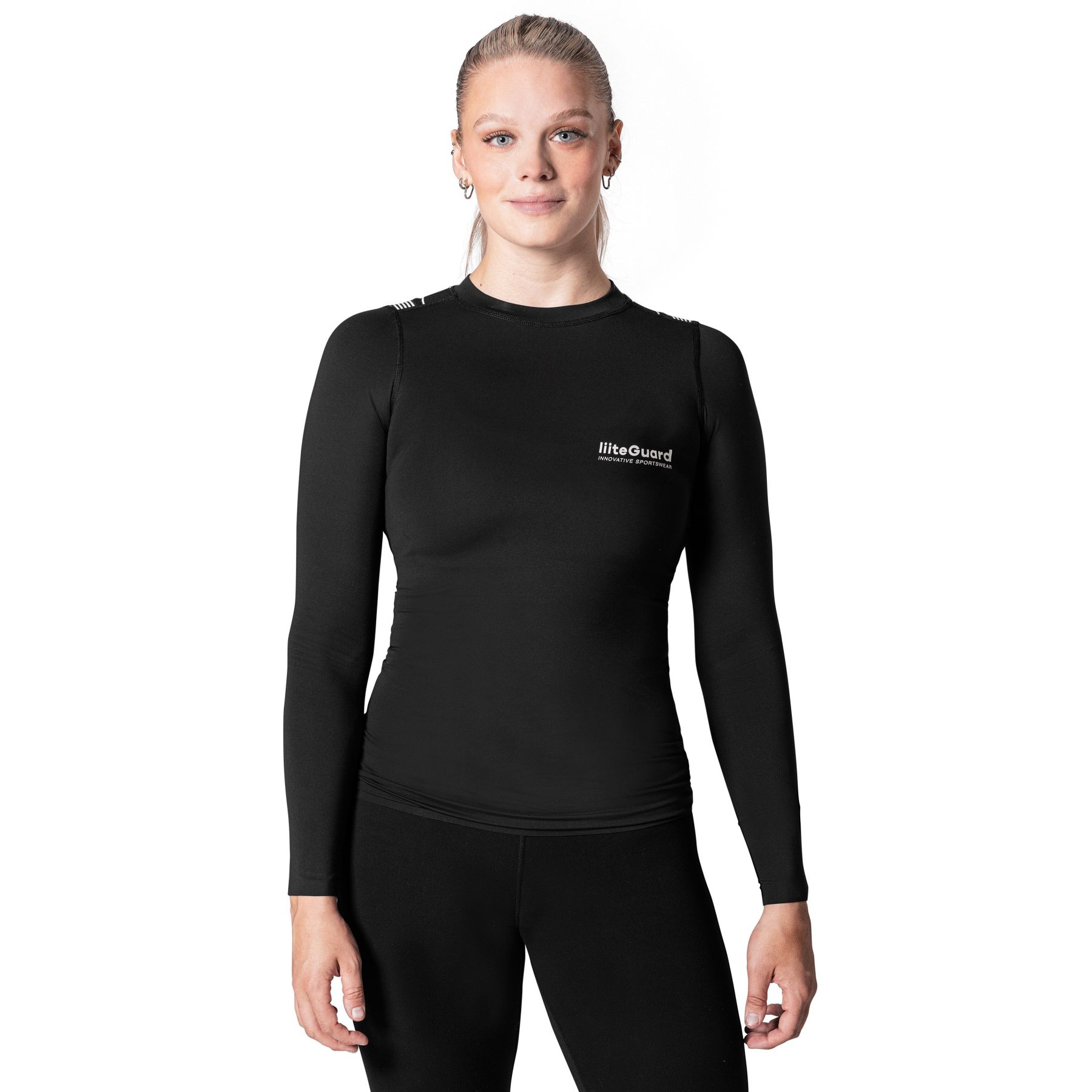 Liiteguard Spine-Tech Baselayer LS, Dame, Black