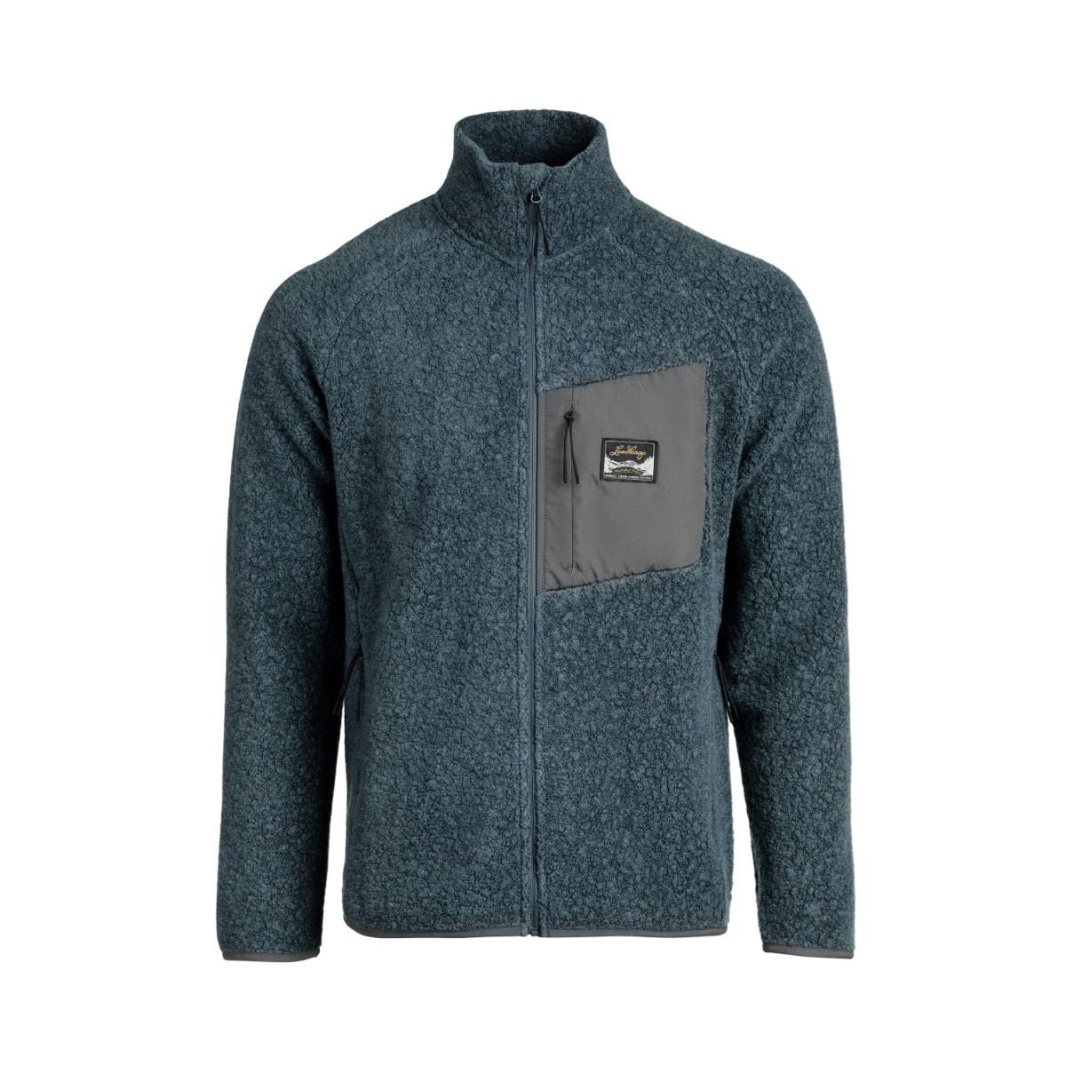 Lundhags Flok Wool MS Pile, mellomlag, blå