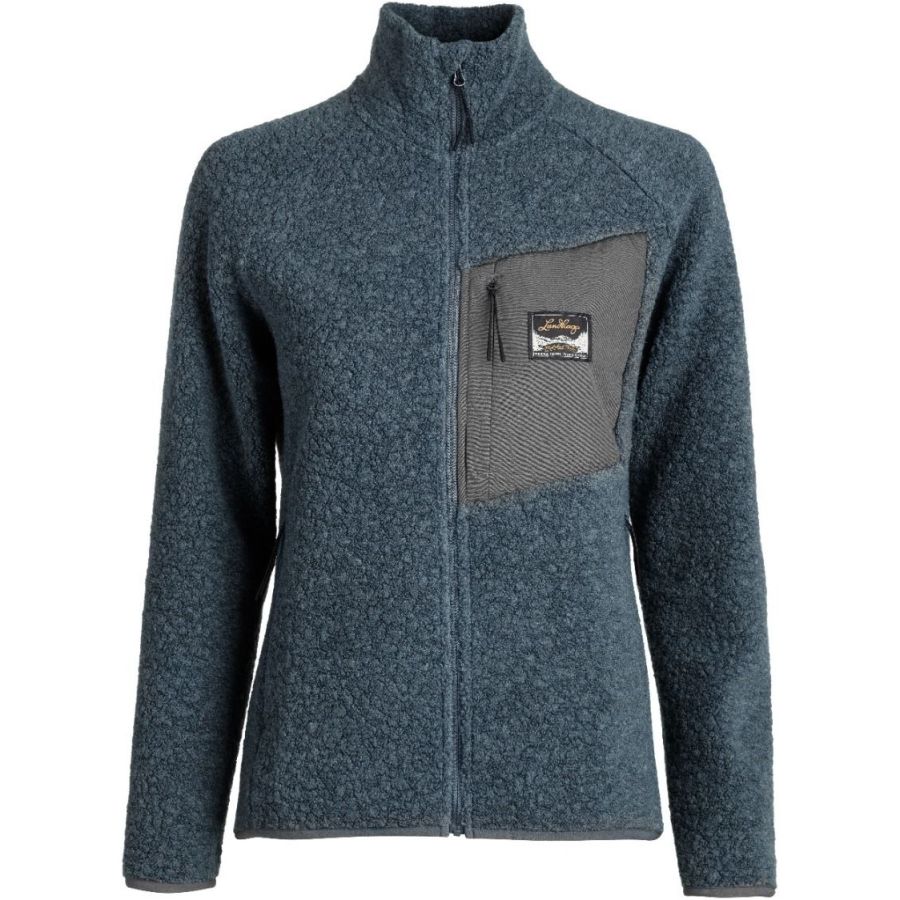 Lundhags Flok Wool WS Pile, mellomlag, blå