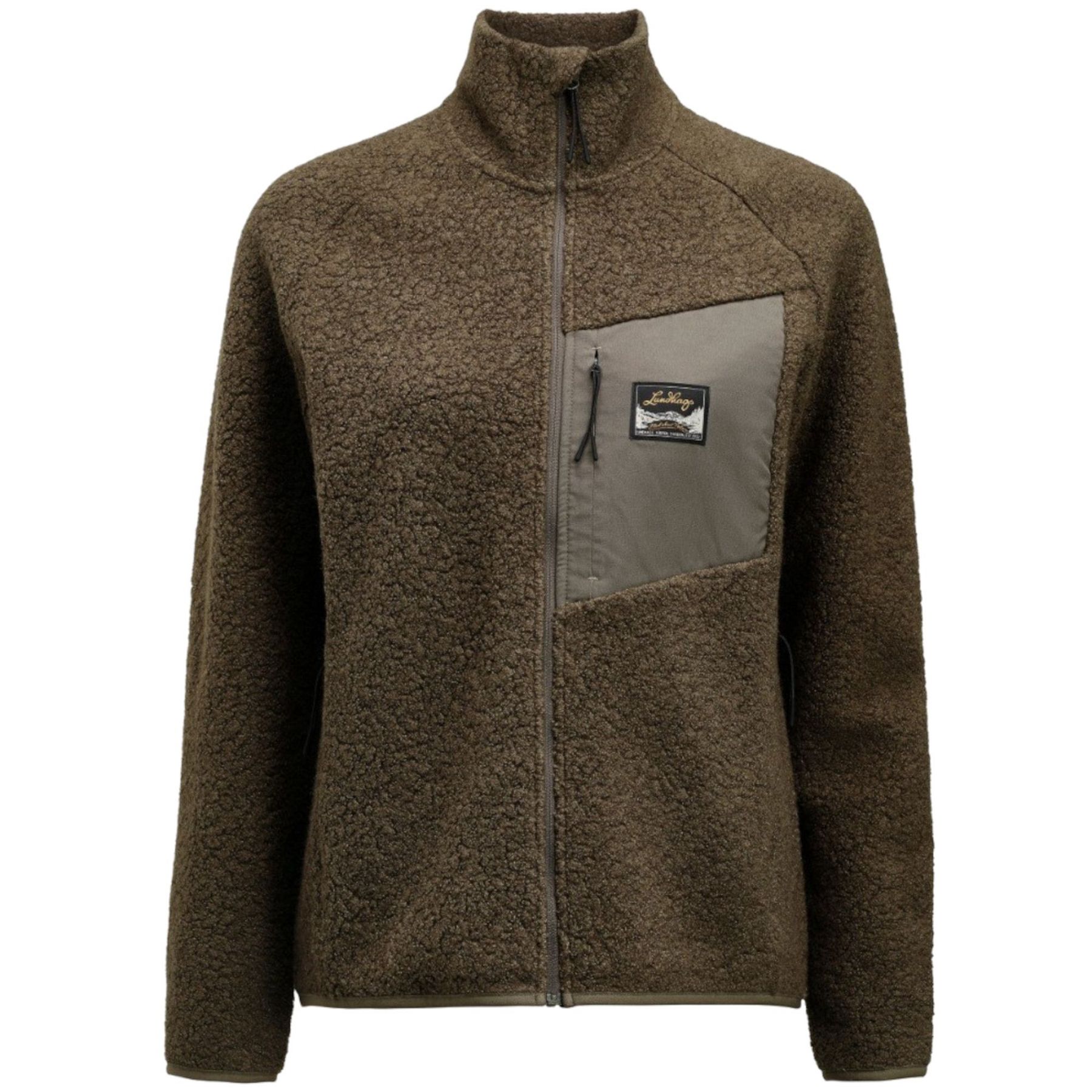 Lundhags Flok Wool Ws Pile, mellomlag, dame, grønn