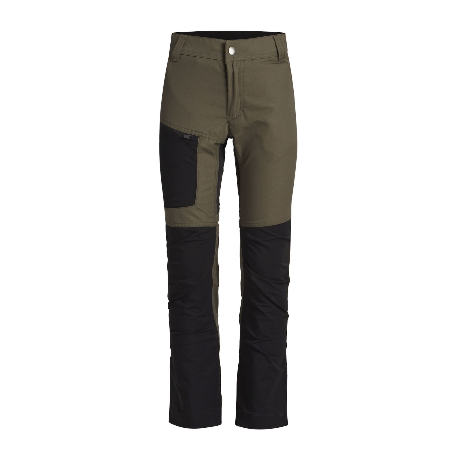 Lundhags Fulu Stretch Hybrid Pant JR, turbukser, grønn/svart